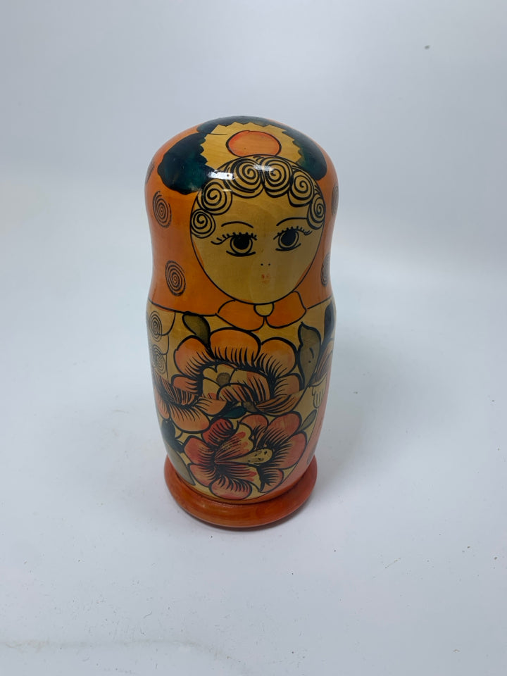 LARGE NESTING RUSSIAN DOLL 5.