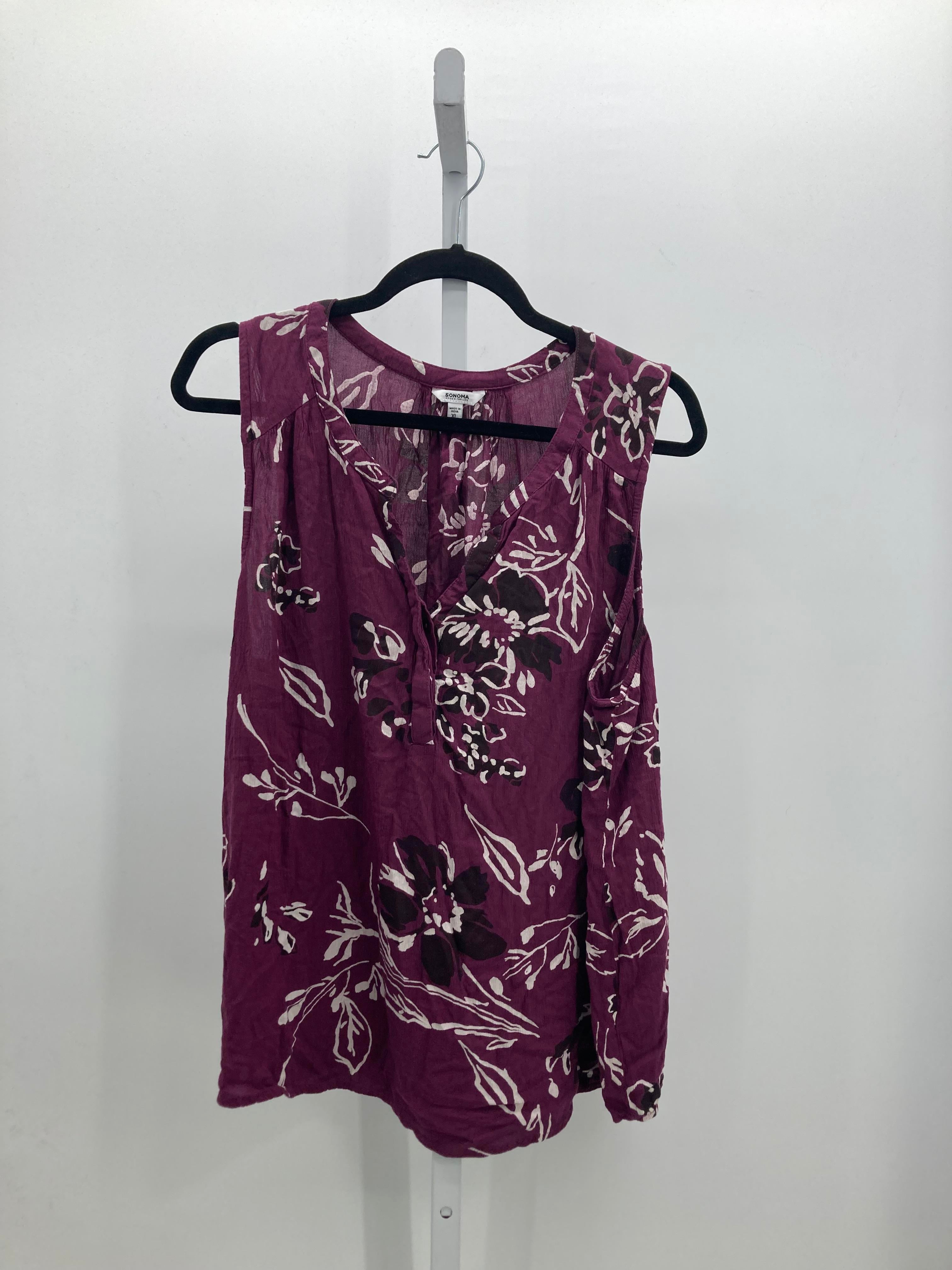 Sonoma Size Extra Large Misses Sleeveless Shirt