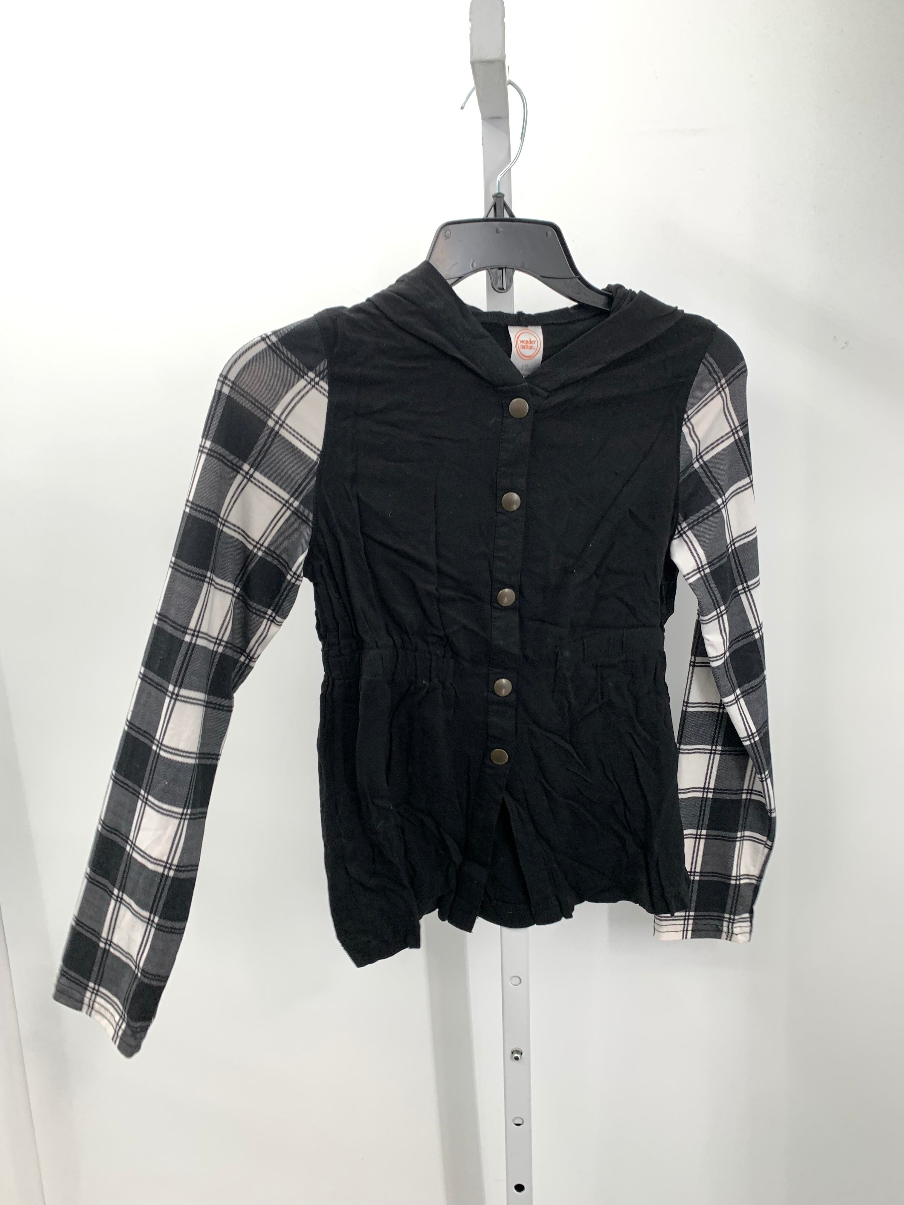 Wonder Nation Size 10-12 Girls Long Sleeve Shirt