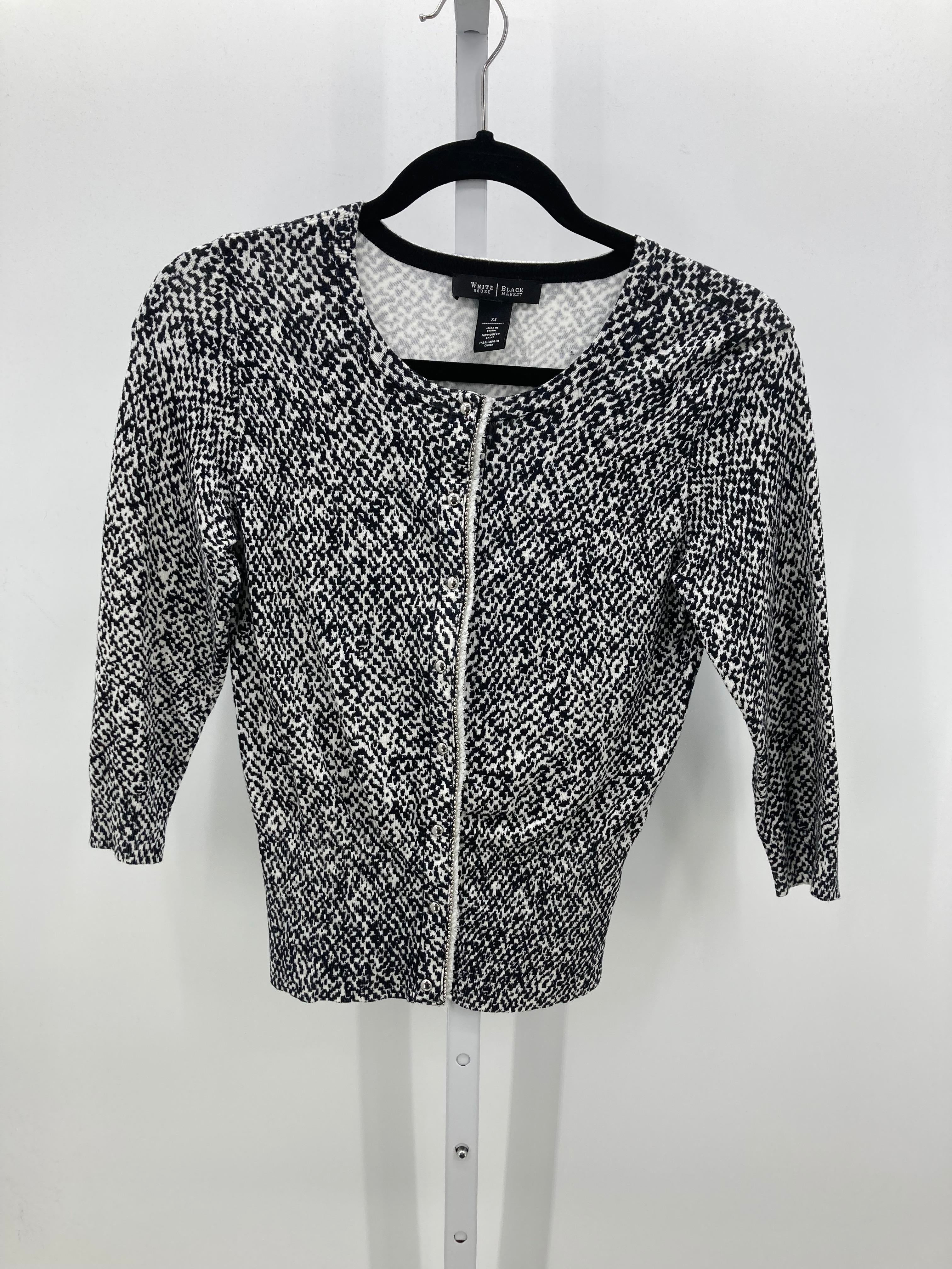 White House Black Size X Small Misses 3/4 Sleeve Sweater