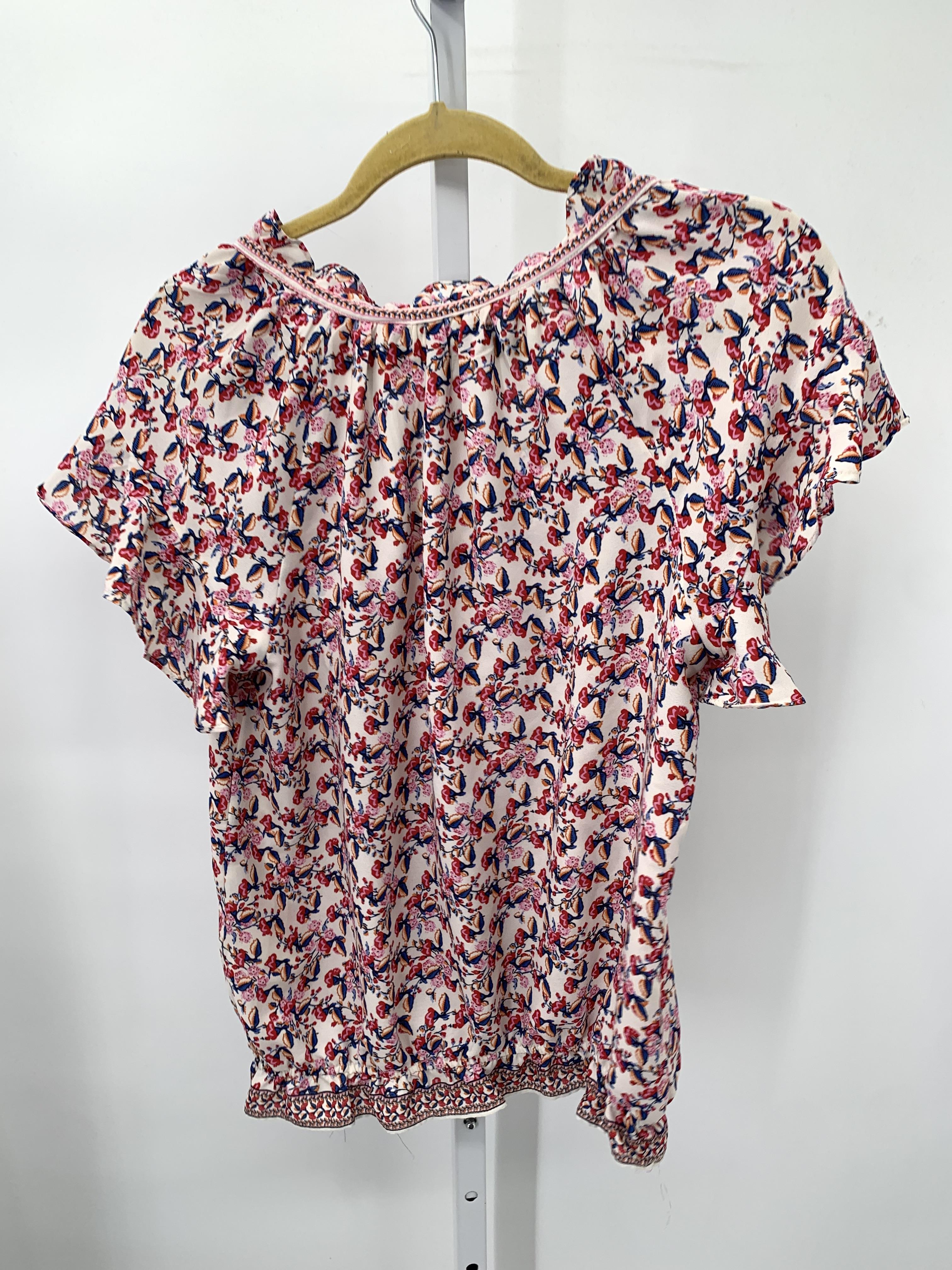 Max Studio Size Medium Misses Short Sleeve Shirt