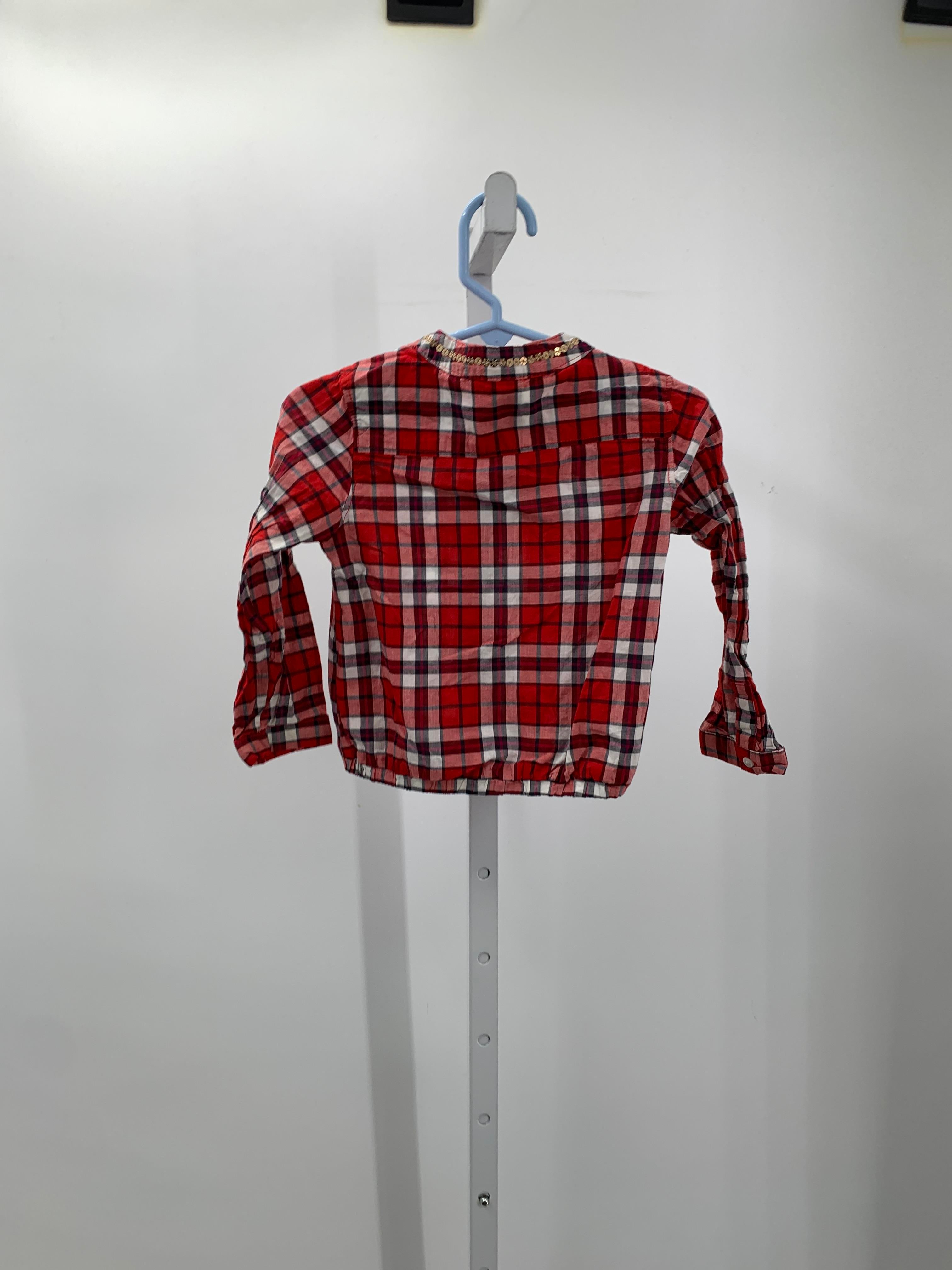 Osh Kosh Size 2T Girls Long Sleeve Shirt