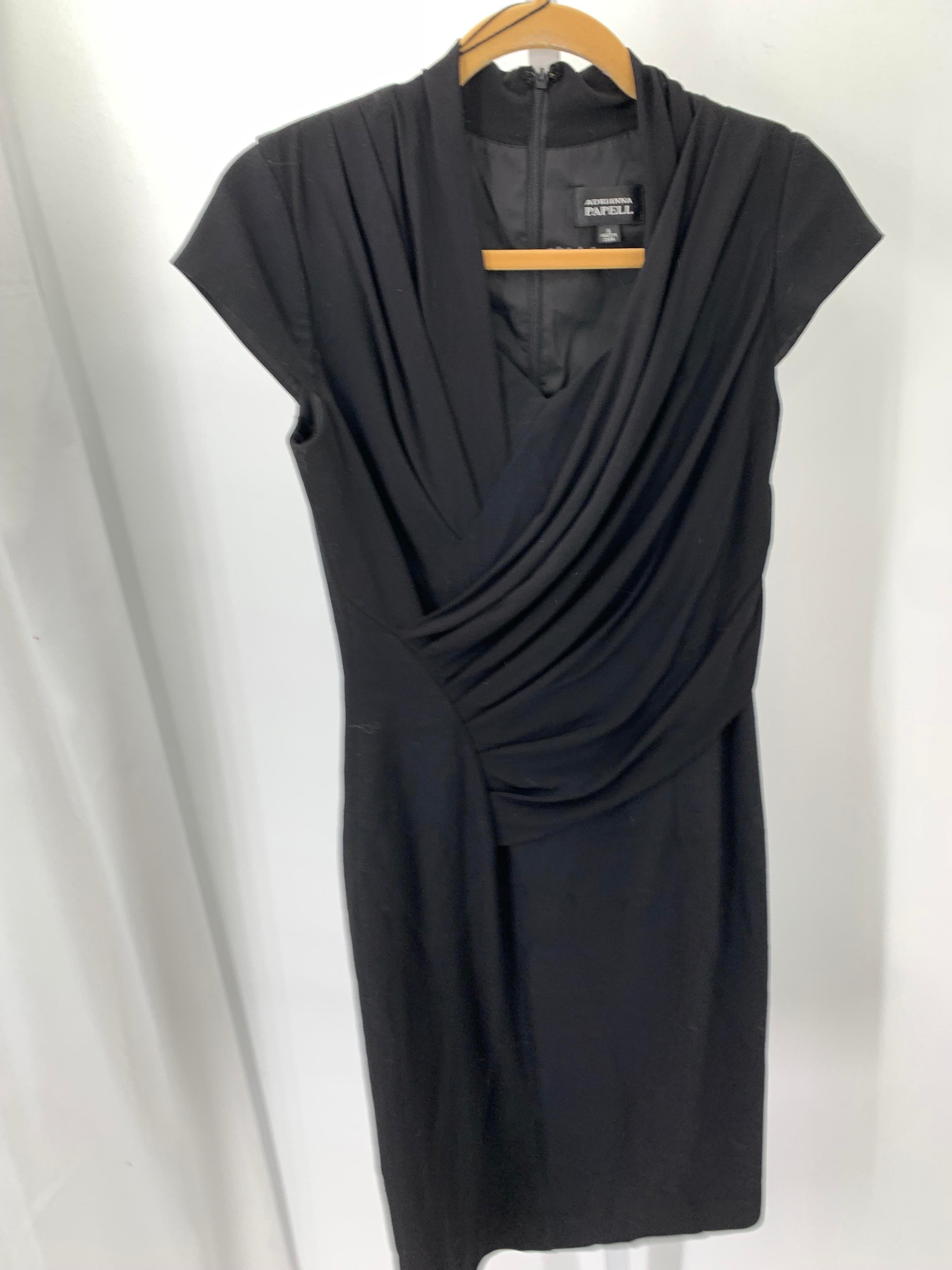 Adrianna Papell Size 6 Misses Short Sleeve Dress