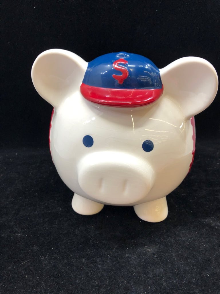 BASEBALL CERAMIC PIGGY BANK