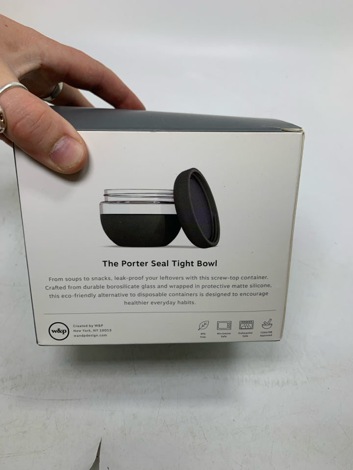 NIB LEAK PROOF GLASS BOWL.