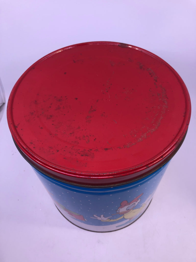 VTG MICKEY AND FRIEND METAL TIN.