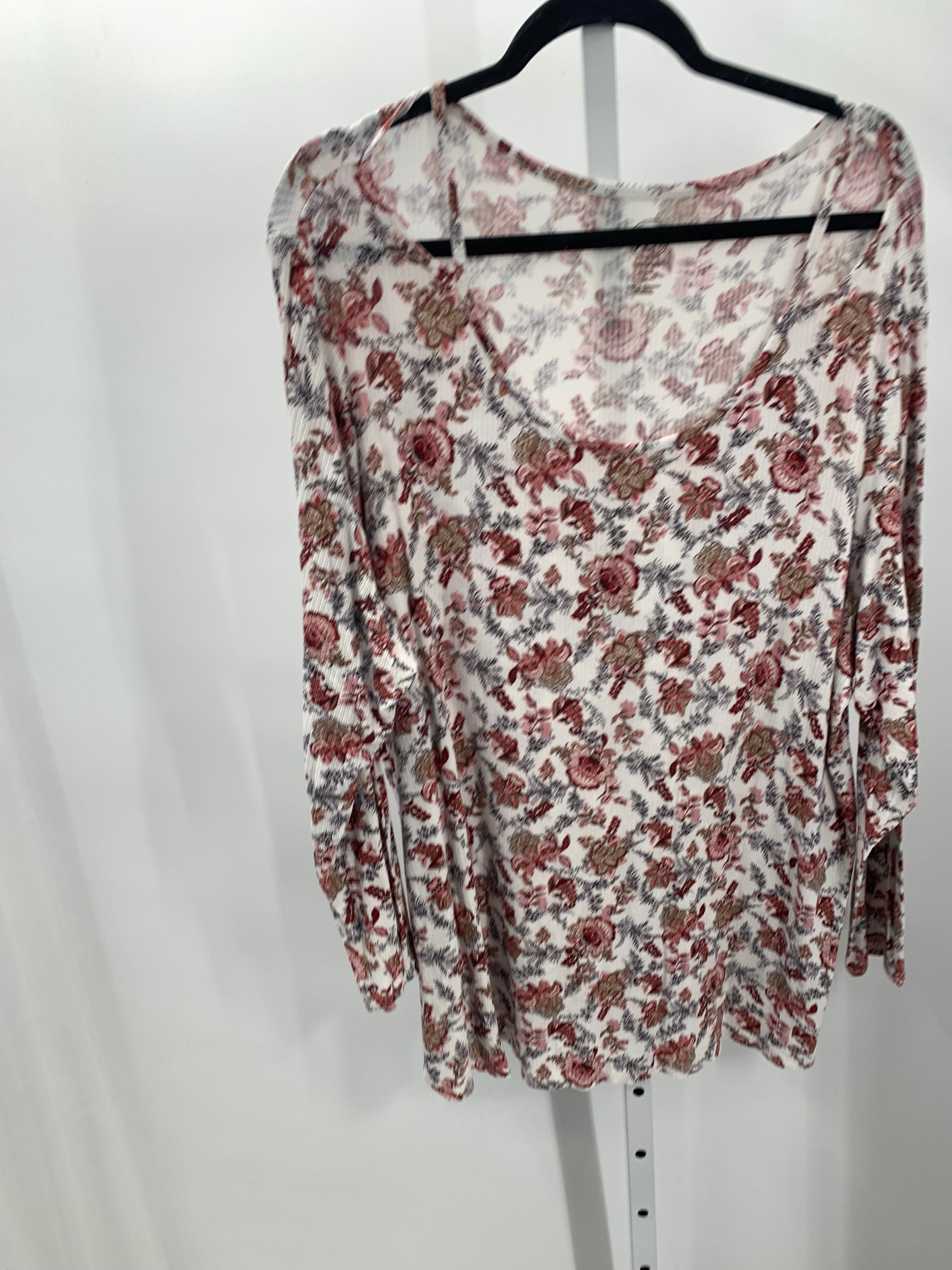 W Girl Size 3X Womens Long Sleeve Shirt