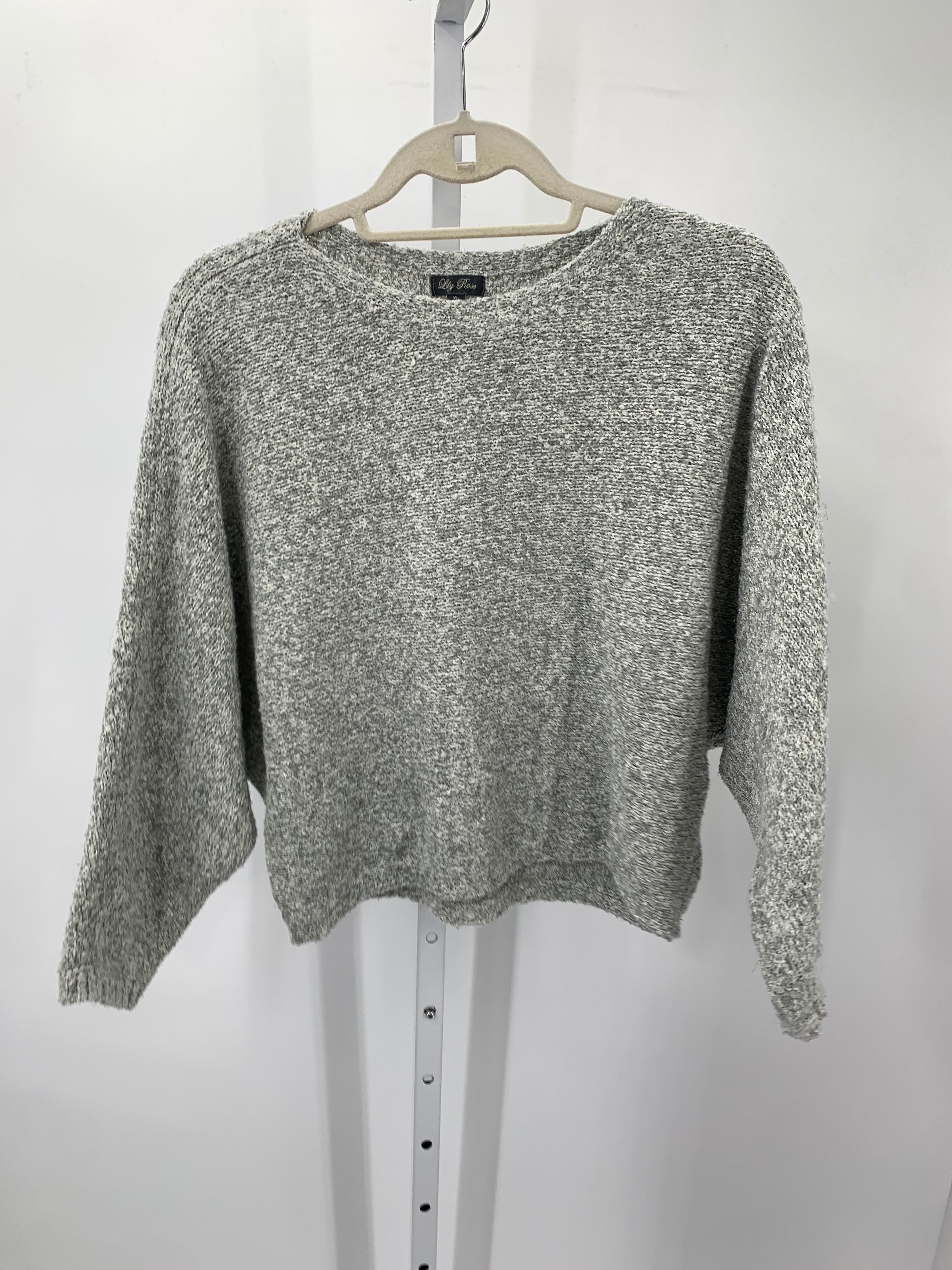 Lily Rose Size Extra Large Juniors Long Sleeve Sweater