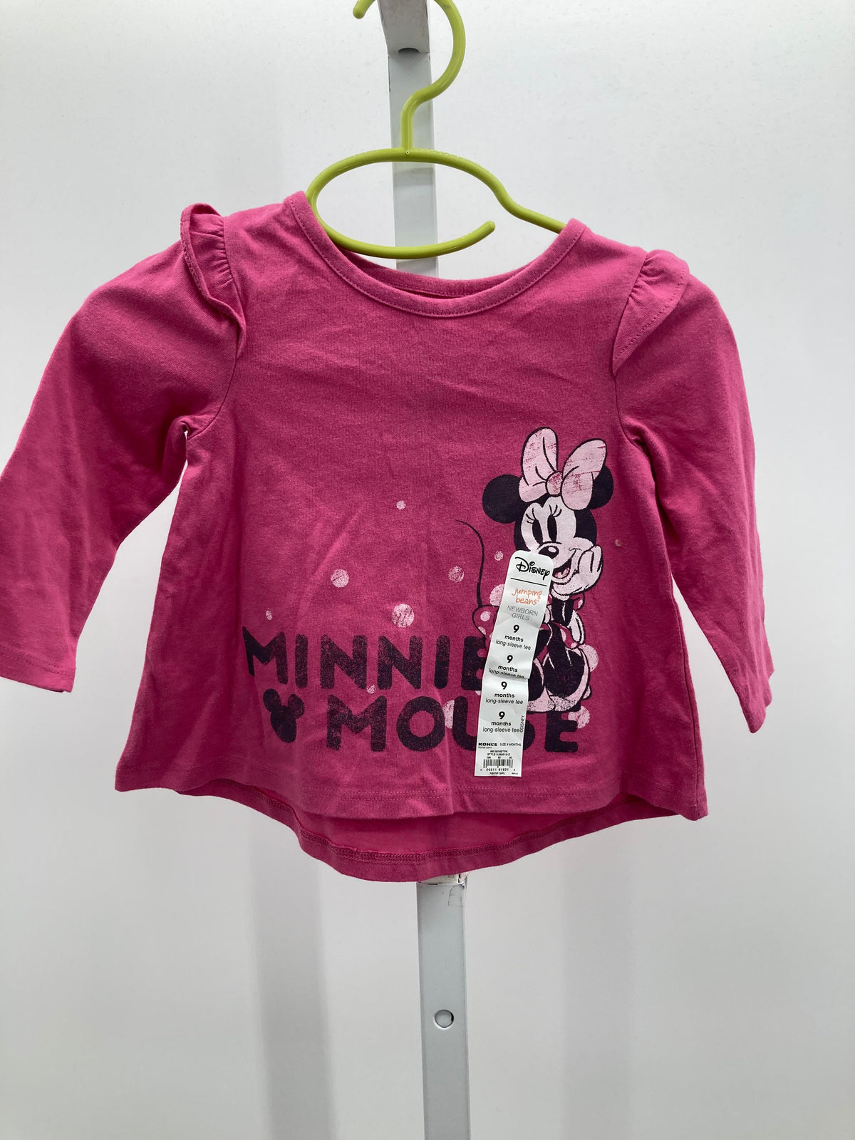 Jumping Beans Size 9 Months Girls Long Sleeve Shirt