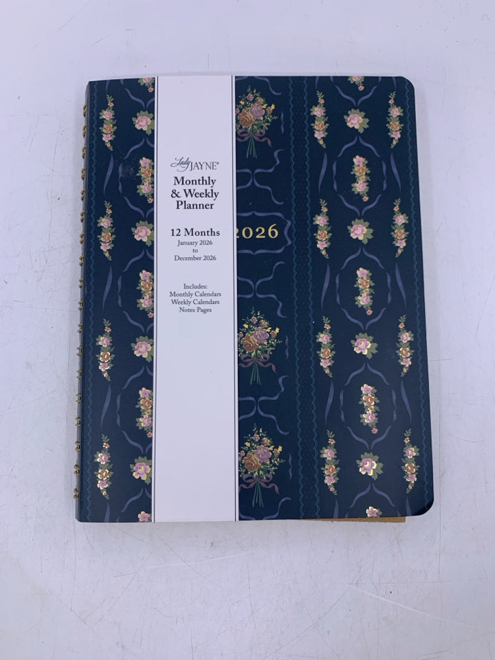 NEW BLUE FLORAL CALLENDER 2026.