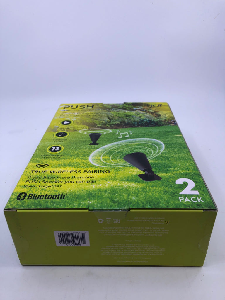 NIB PUSH WIRELESS OUTDOOR SPEAKER.