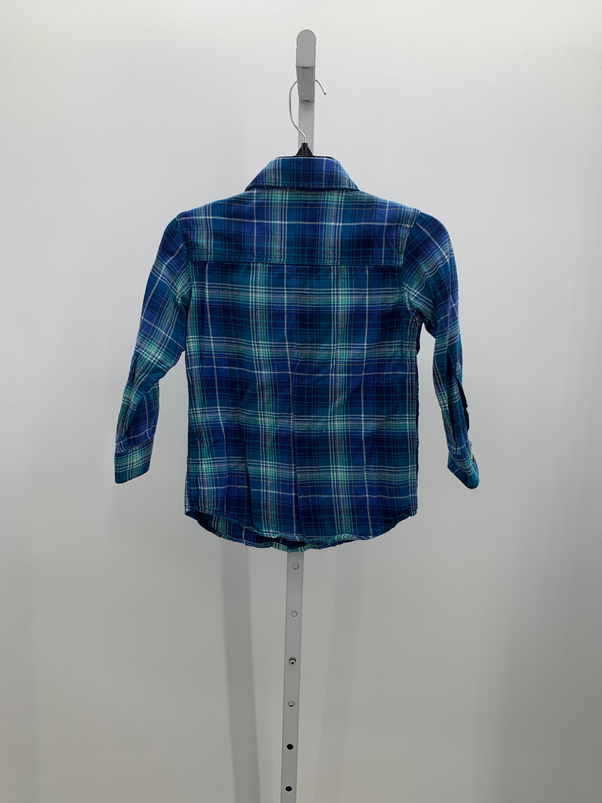 PLAID BTN DOWN