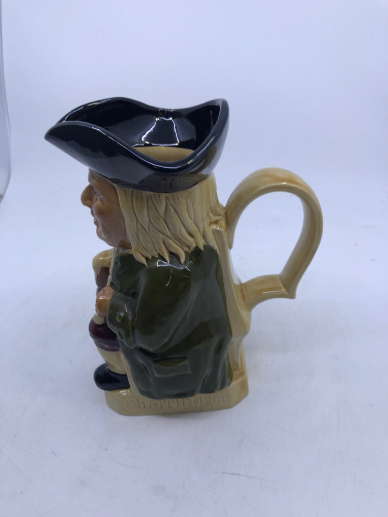 TOBY VTG PITCHER WOOD & SONS.