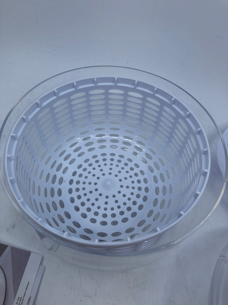 NEW OUT OF BOX ELECTRIC SALAD SPINNER.