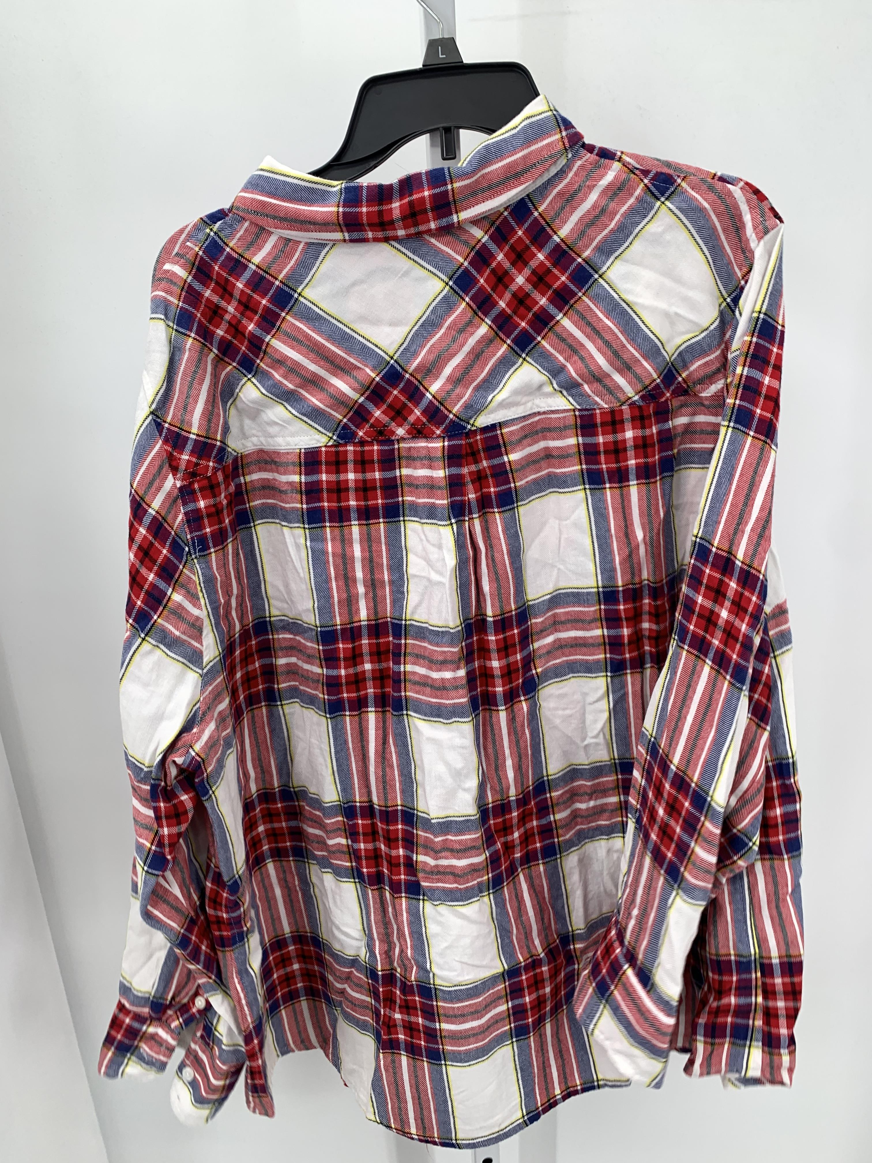 Ava & Viv Size 3X Womens Long Sleeve Shirt