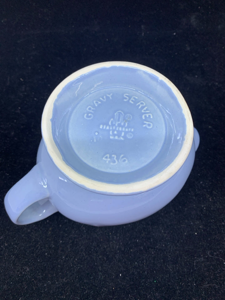PFALTZGRAFF BABY BLUE GRAVY SERVER.