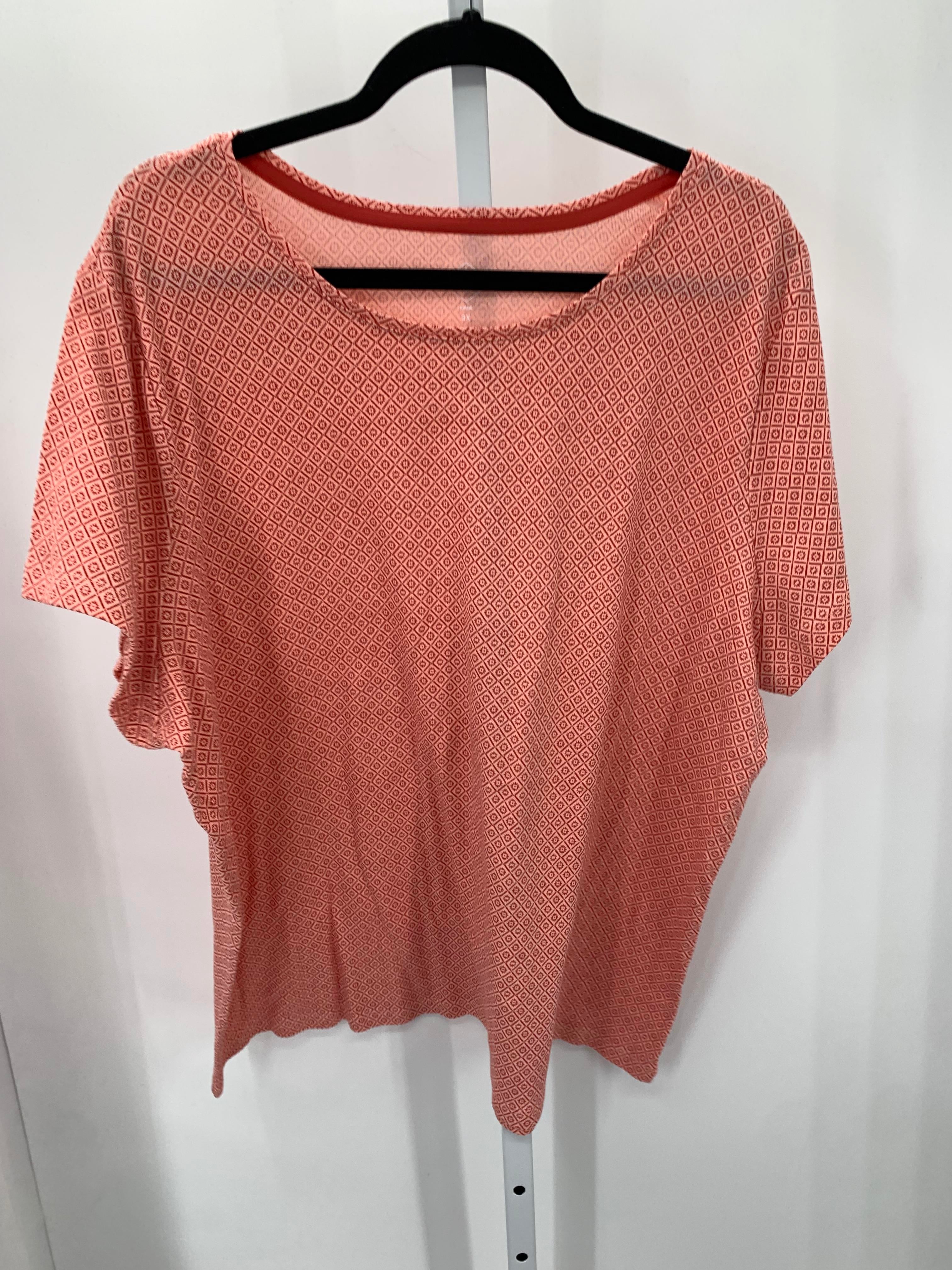 St. Johns Bay Size 3X Womens Short Sleeve Shirt