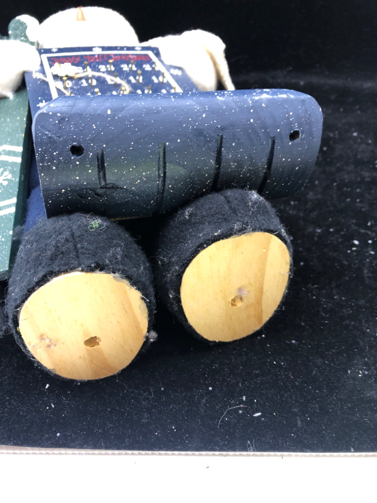 PLUSH SNOWMAN W SKIS AND CALENDAR.