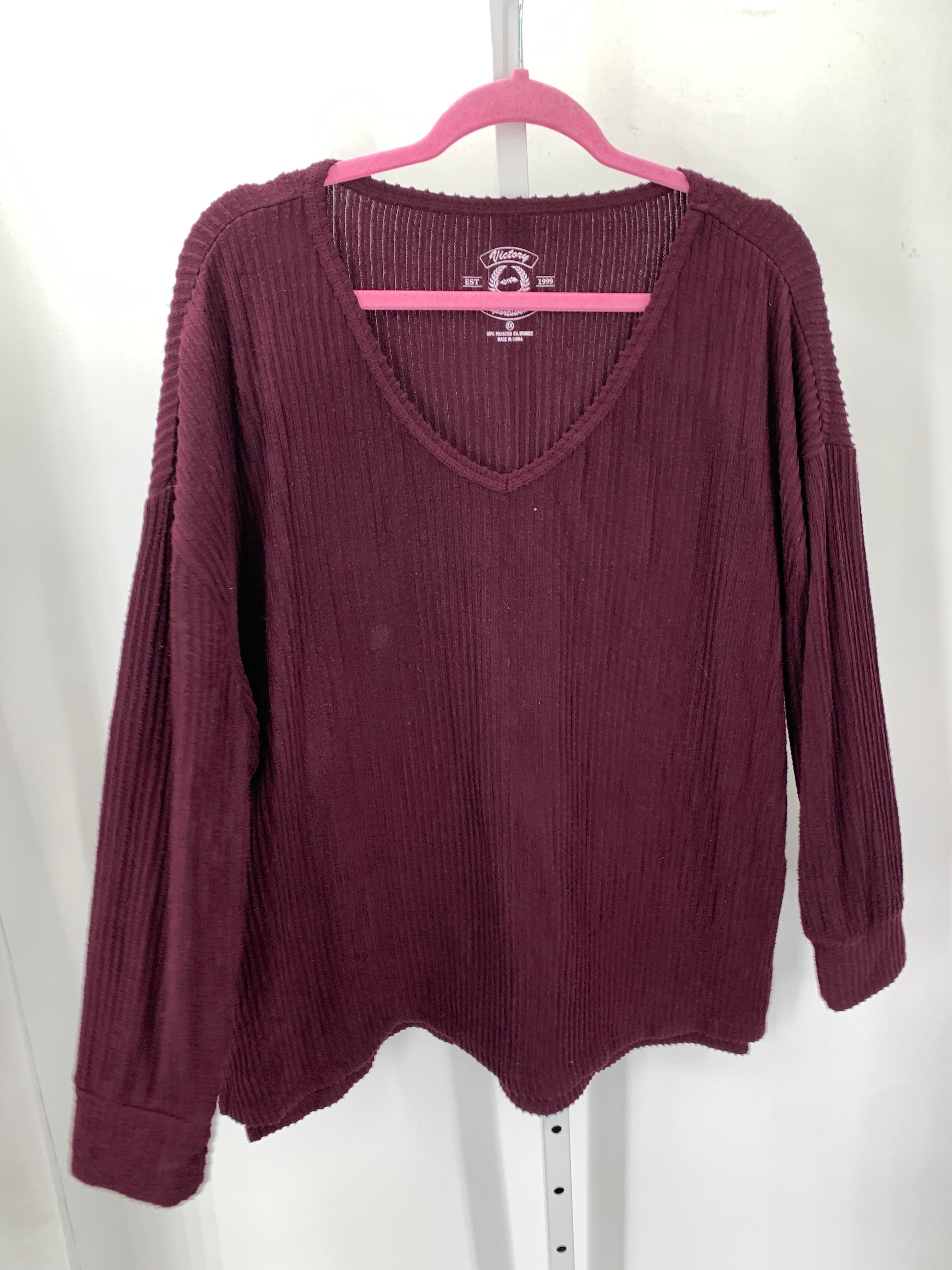 Size 3X Womens Long Sleeve Shirt