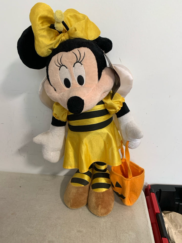 MINNIE MOUSE IN BUMBLE BEE COSTUME W/ TAG.