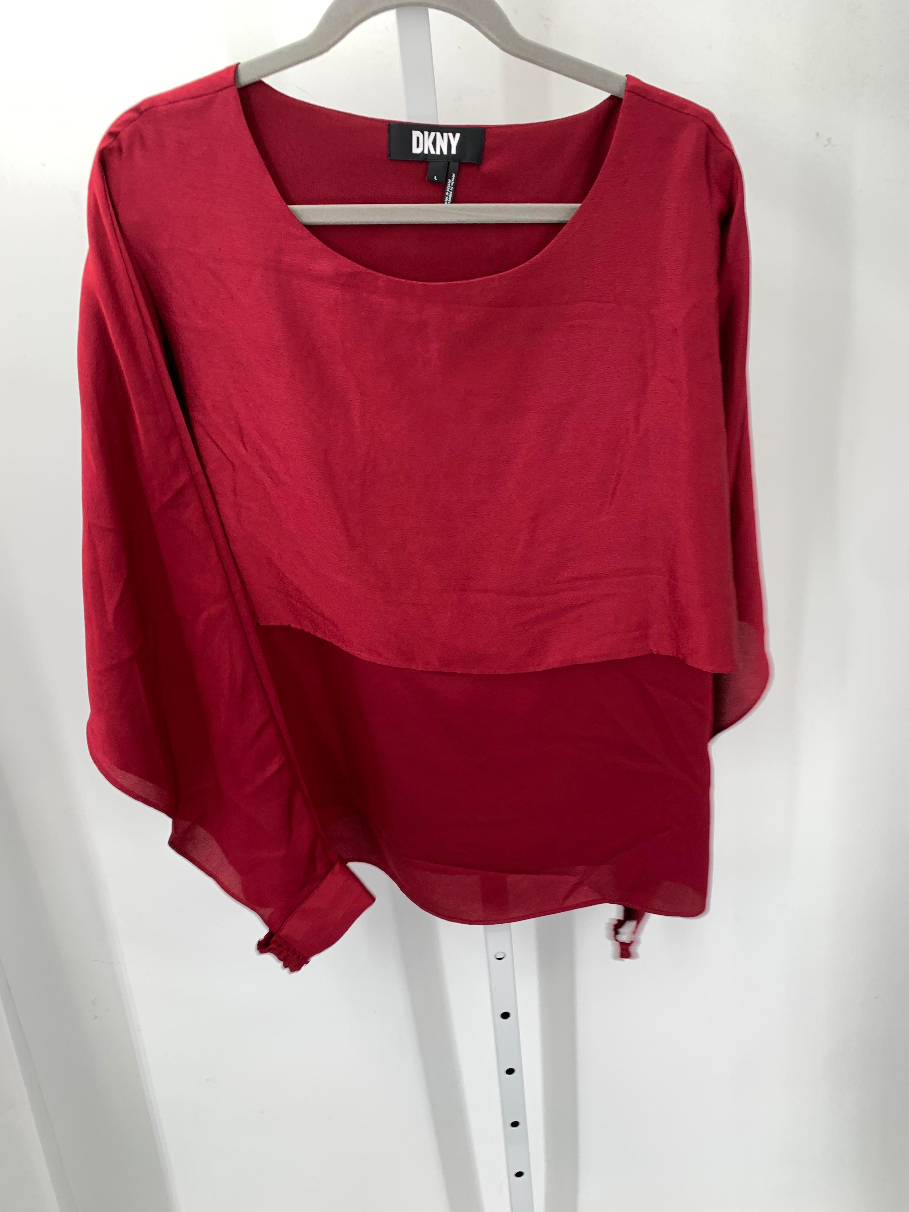 DKNY Size Large Misses Sleeveless Shirt