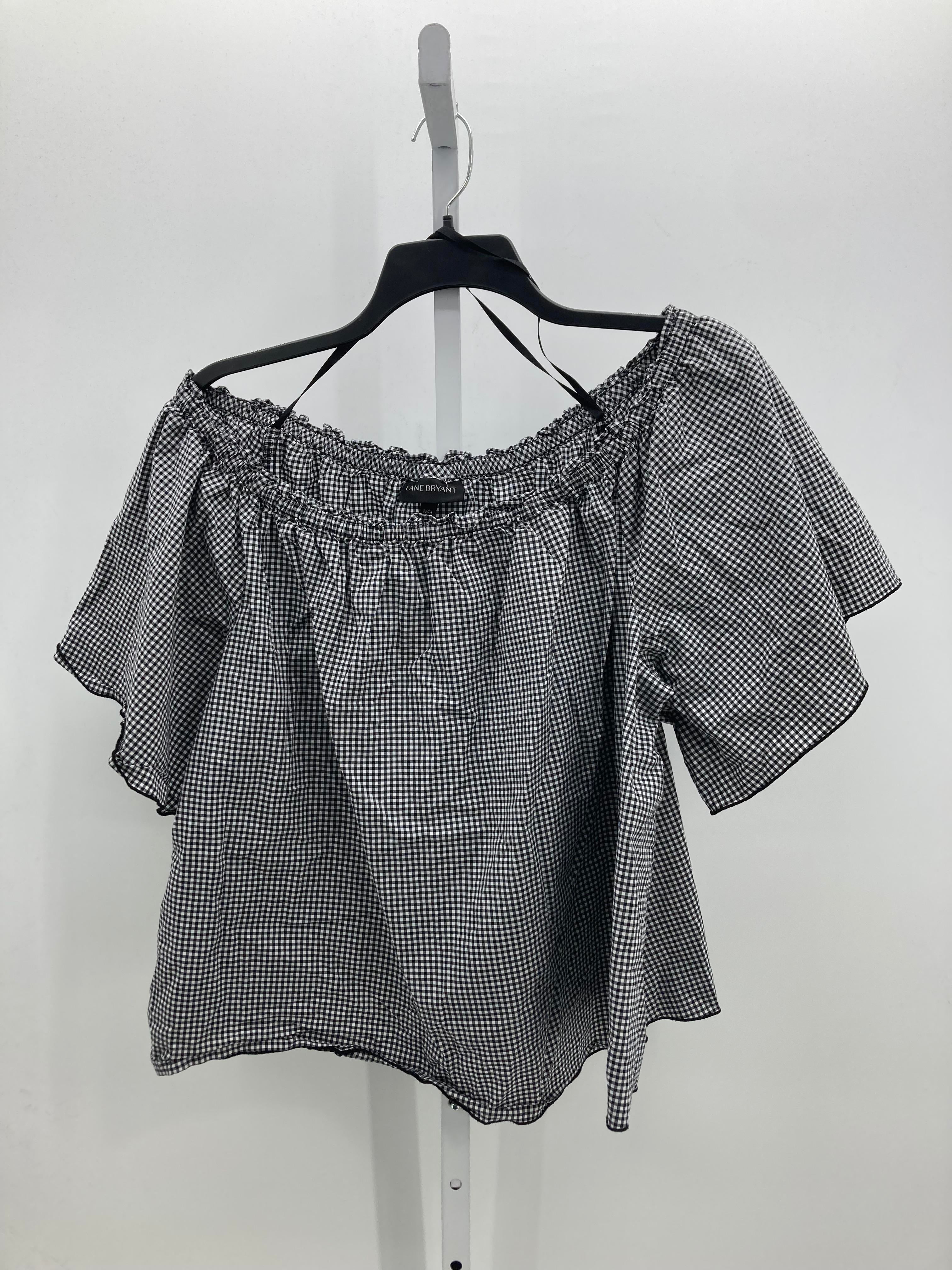 Lane Bryant Size 22/24 W Womens Short Sleeve Shirt