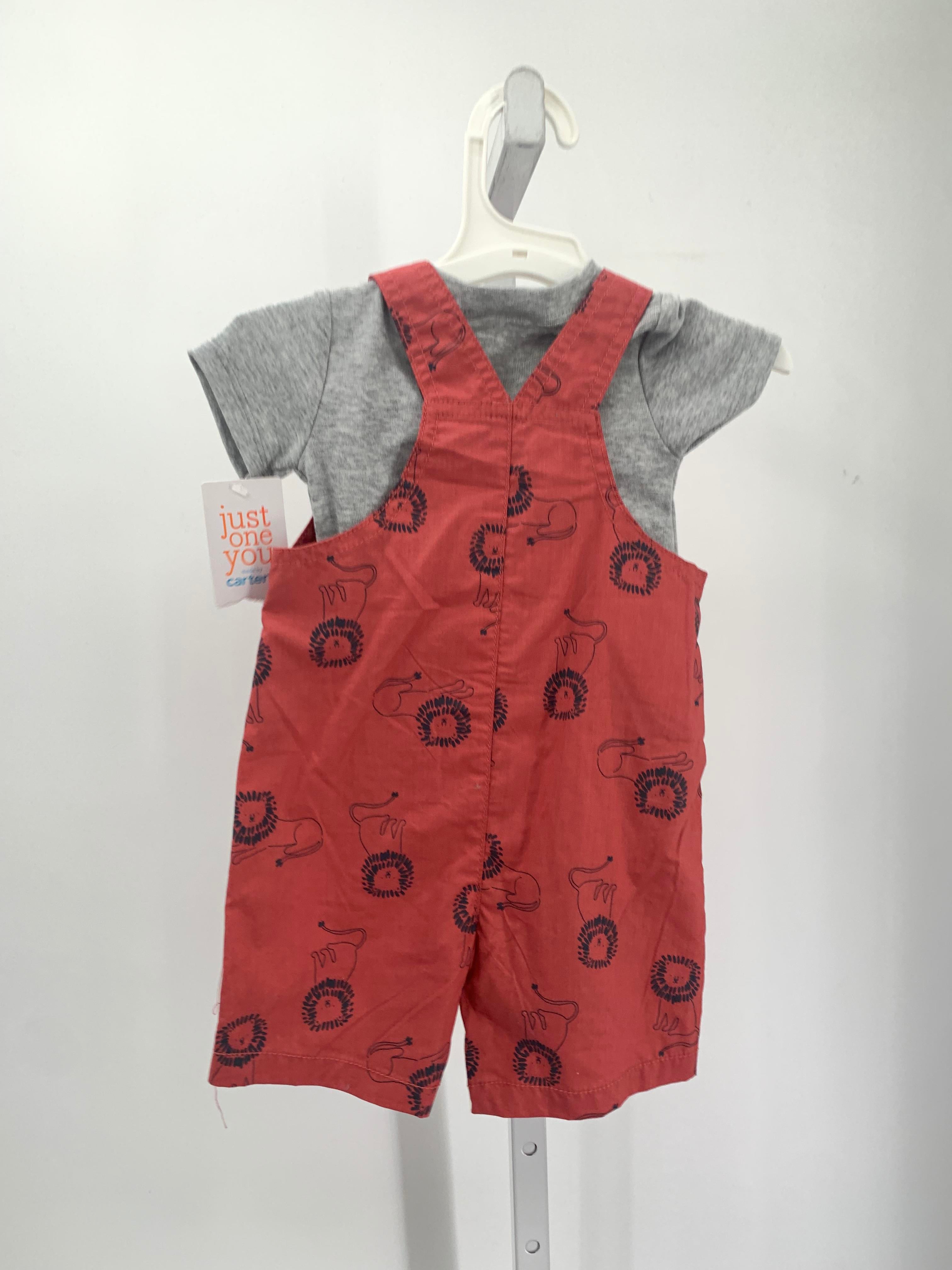 NEW KNIT TEE AND LION OVERALLS