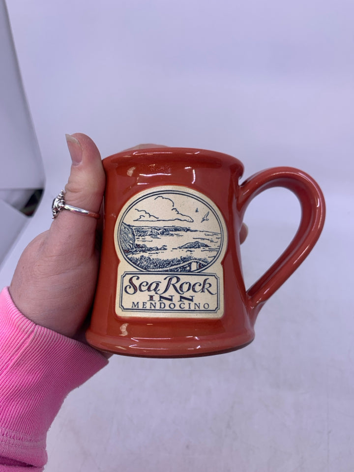 POTTERY SEA ROCK INN MUG.