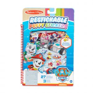 Melissa & Doug Paw Patrol Restickable Puffy Stickers Sticker Book (Styles Vary)