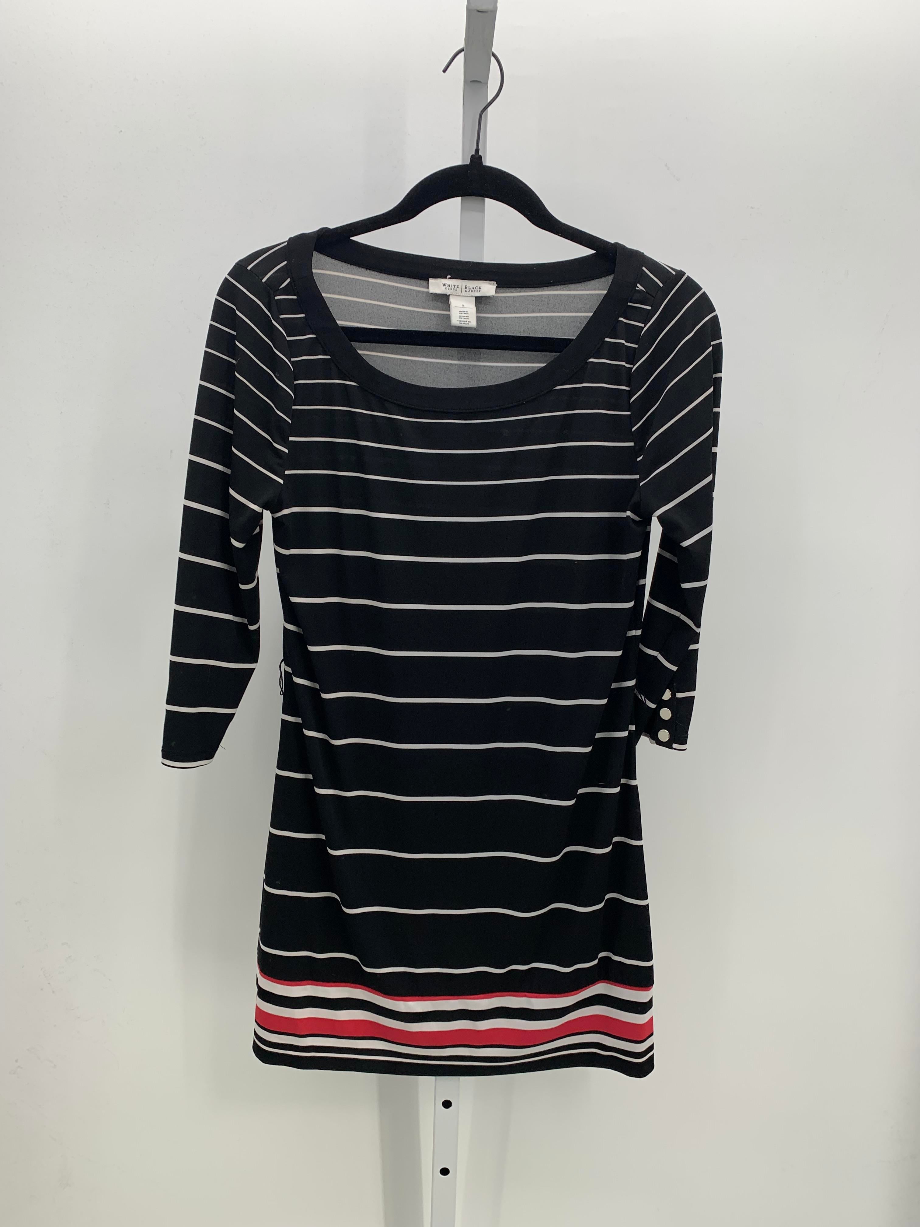 White House Black Size Small Misses 3/4 Sleeve Dress