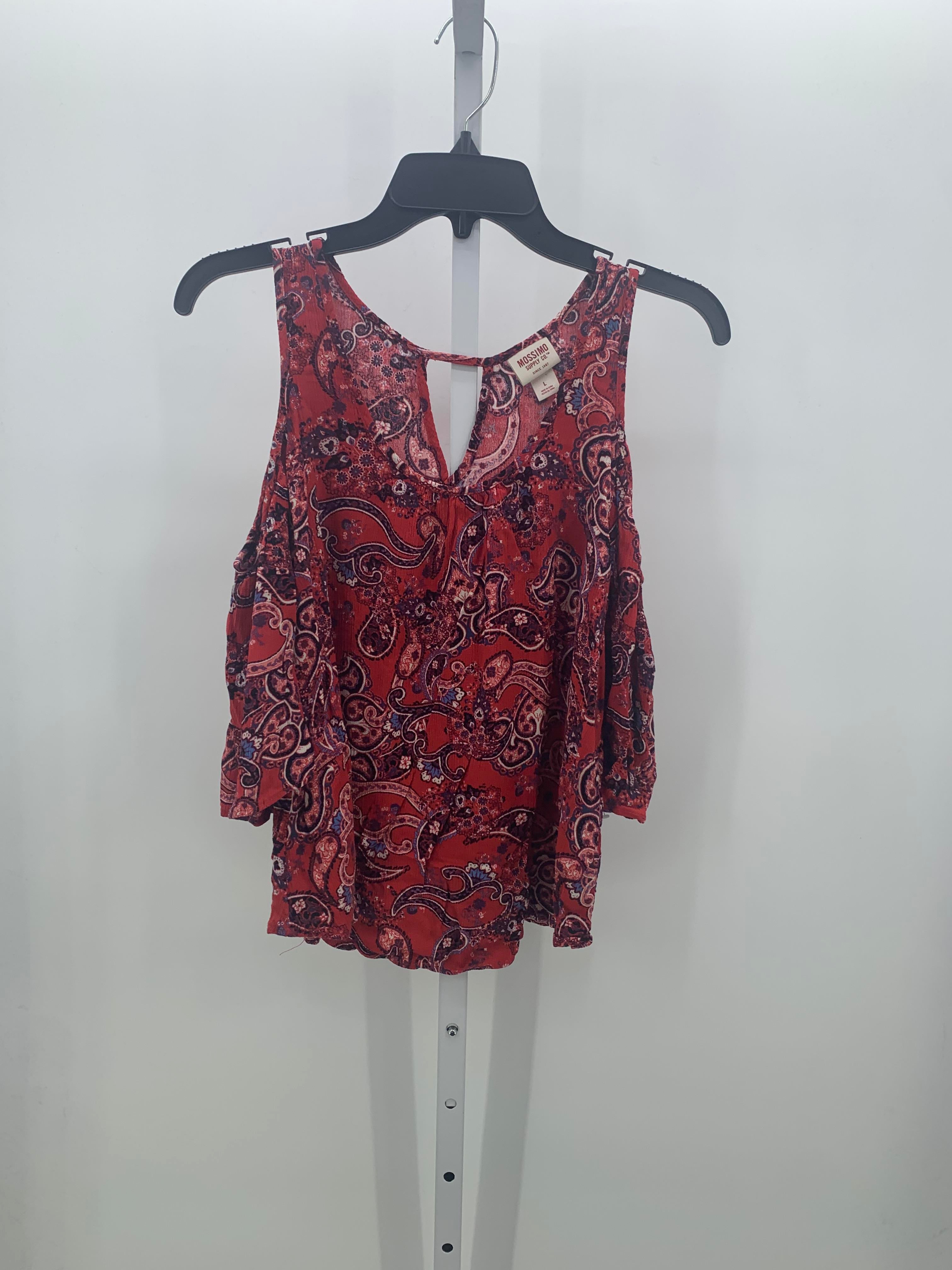 Mossimo Size Large Misses 3/4 Sleeve Shirt