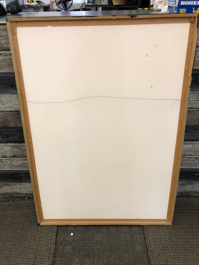 ANSEL ADAMS FRAMED WINTER SCENE.