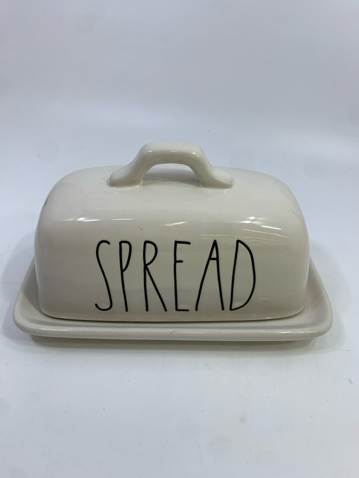 "SPREAD" BUTTER DISH.