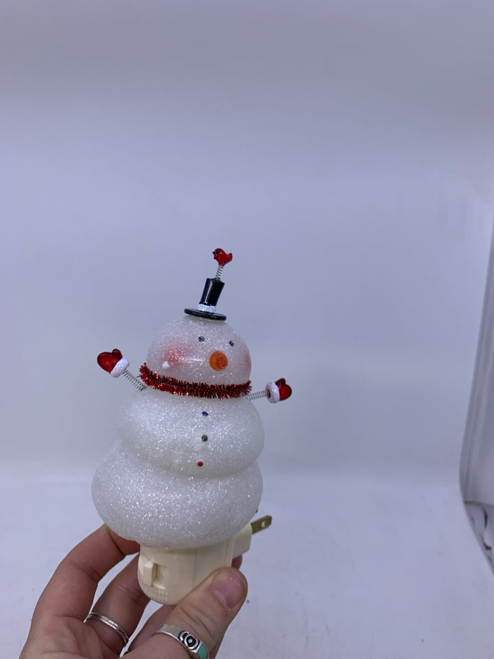 SLINKY SNOWMAN NIGHT LIGHT.