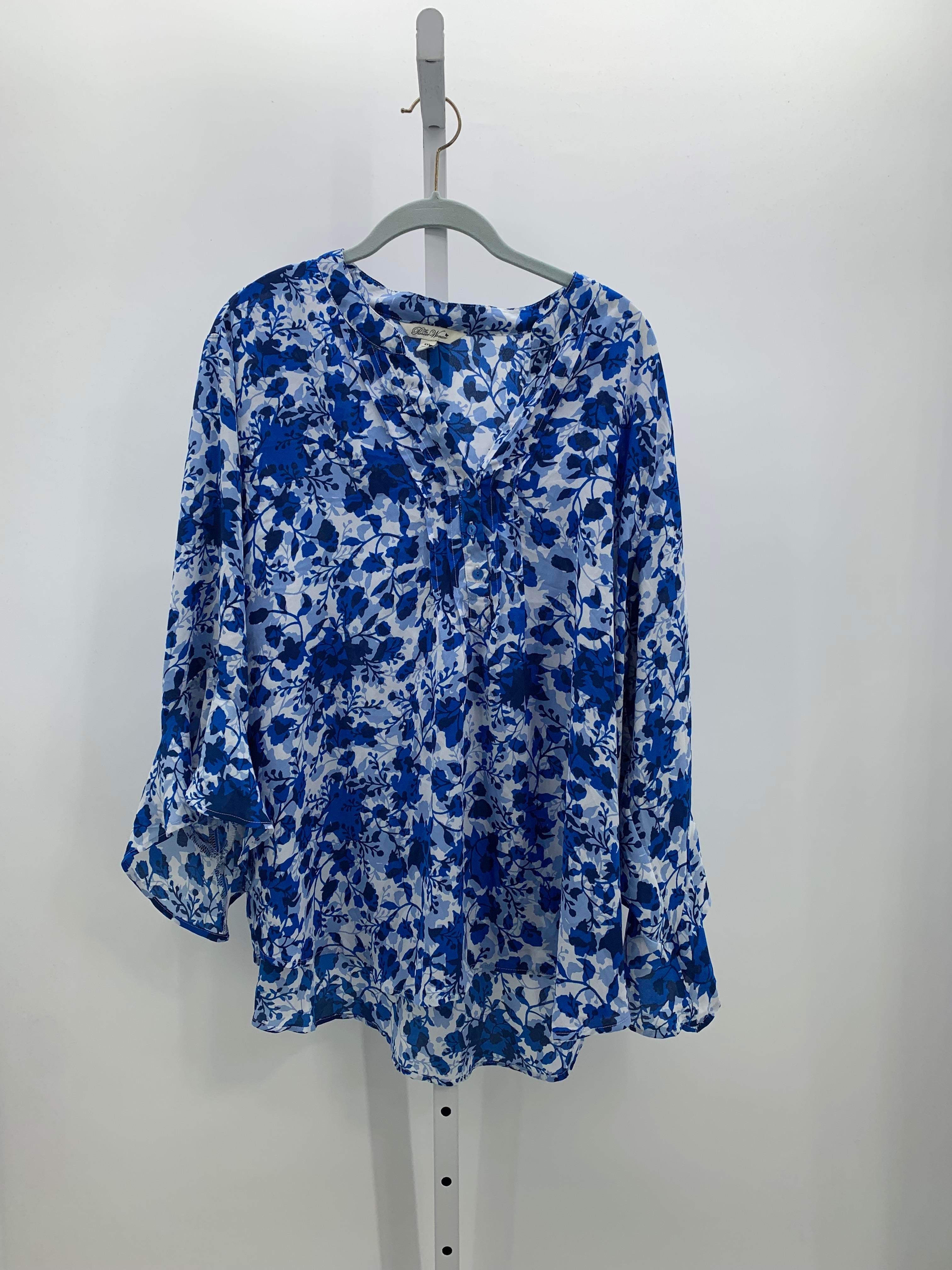 Size XXL Misses 3/4 Sleeve Shirt
