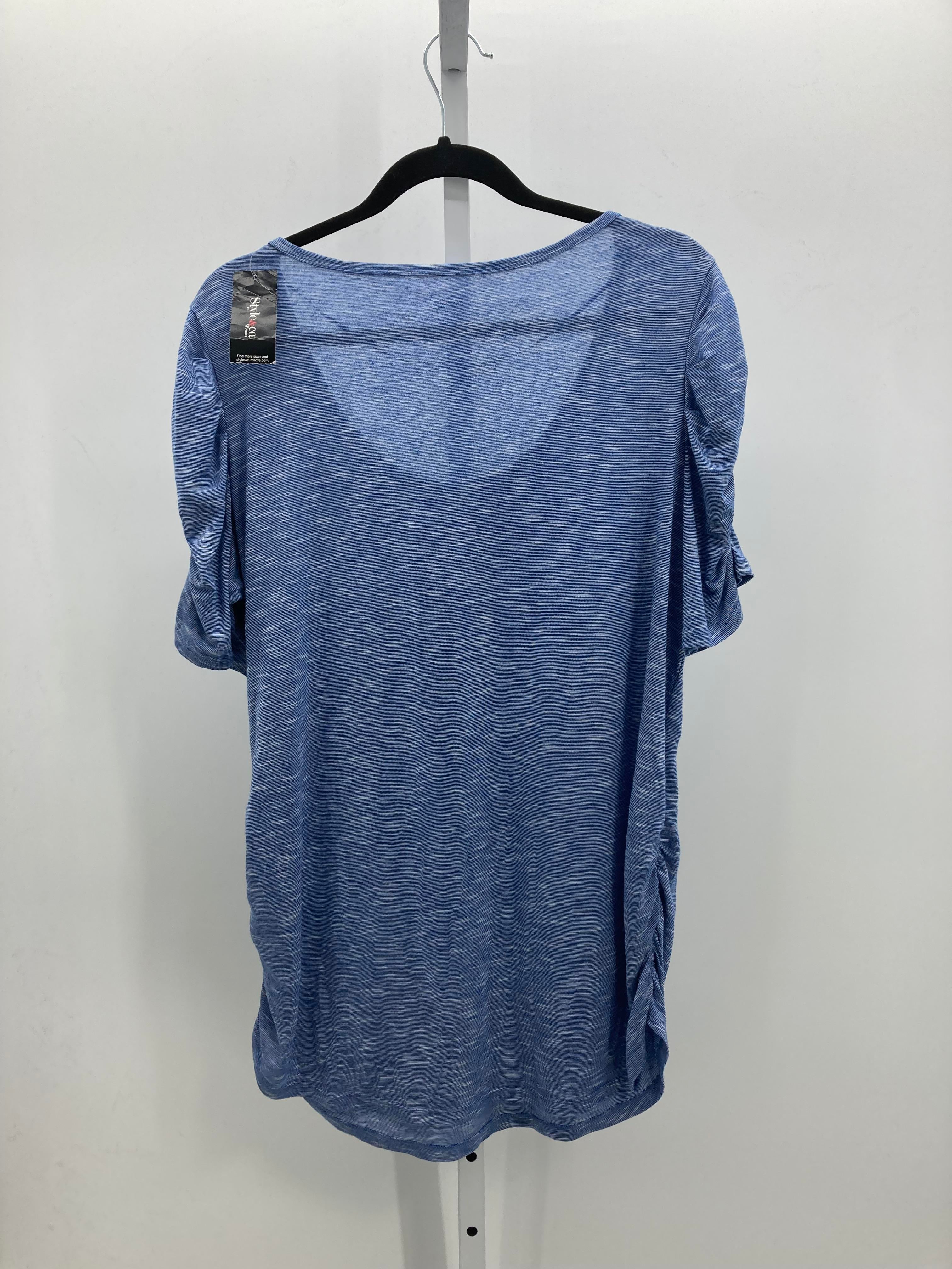 Style & Co. Size 1X Womens Short Sleeve Shirt