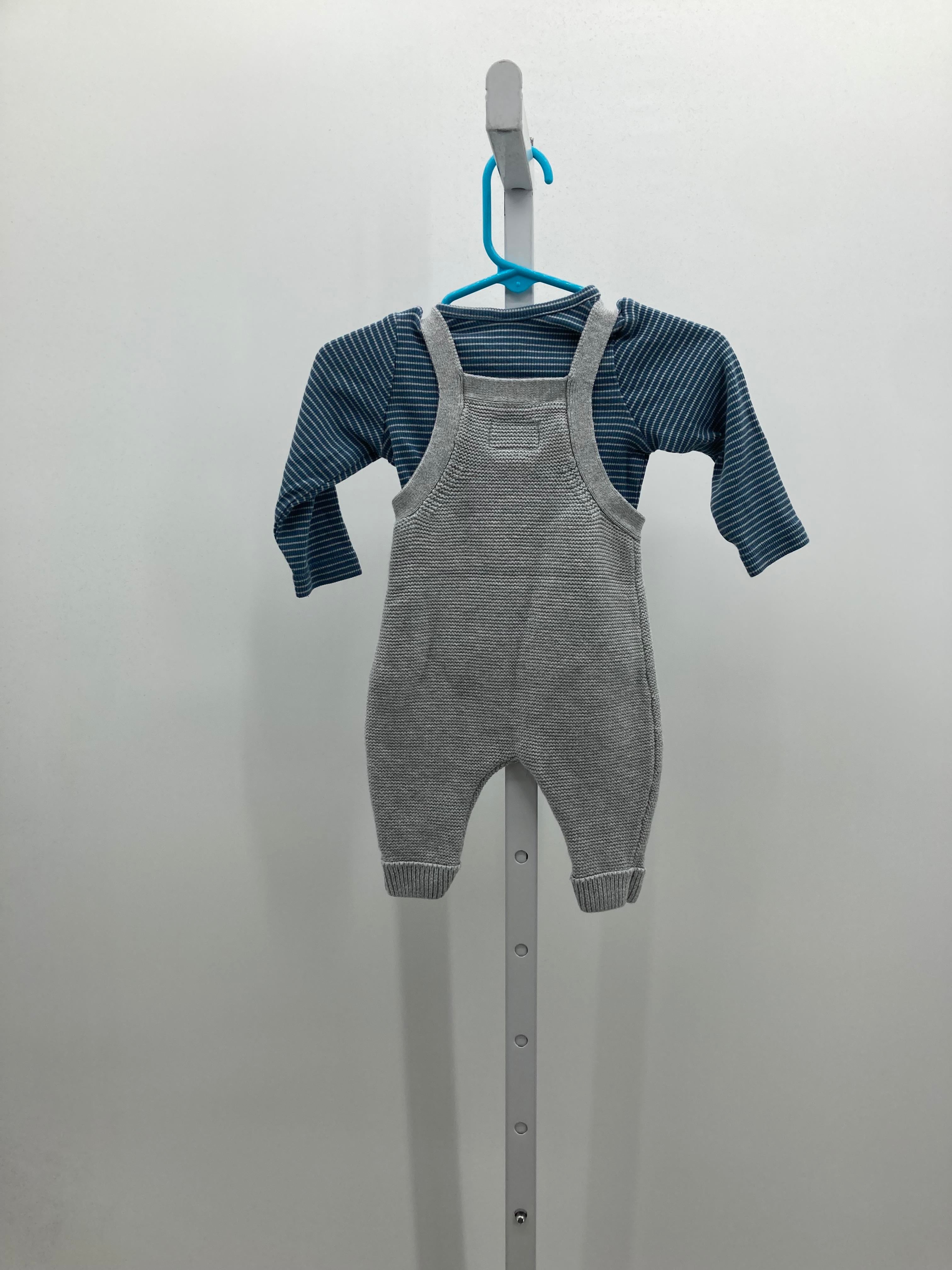 STRIPES SHIRT GREY OVERALLS