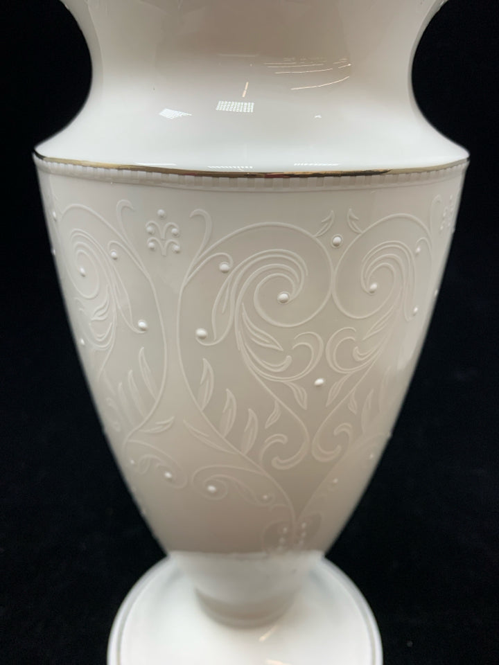 LENOX OPAL INNOCENCE PORCELAIN VASE.
