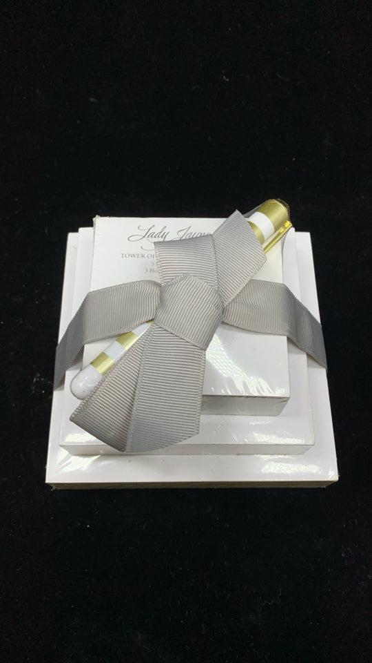 NIP 3PC NOTE PAD TOWER.