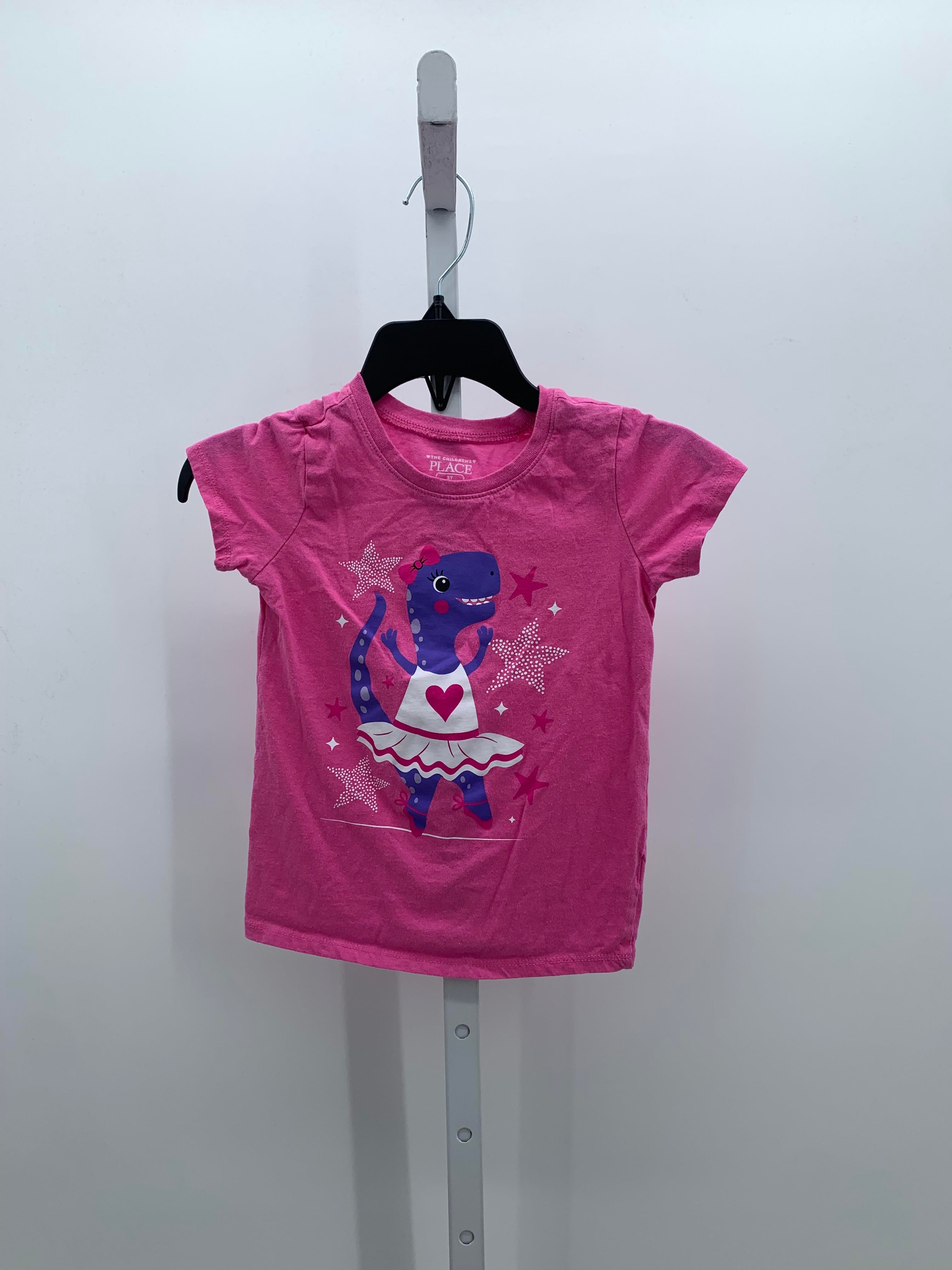 Children's Place Size 5T Girls Short Sleeve Shirt