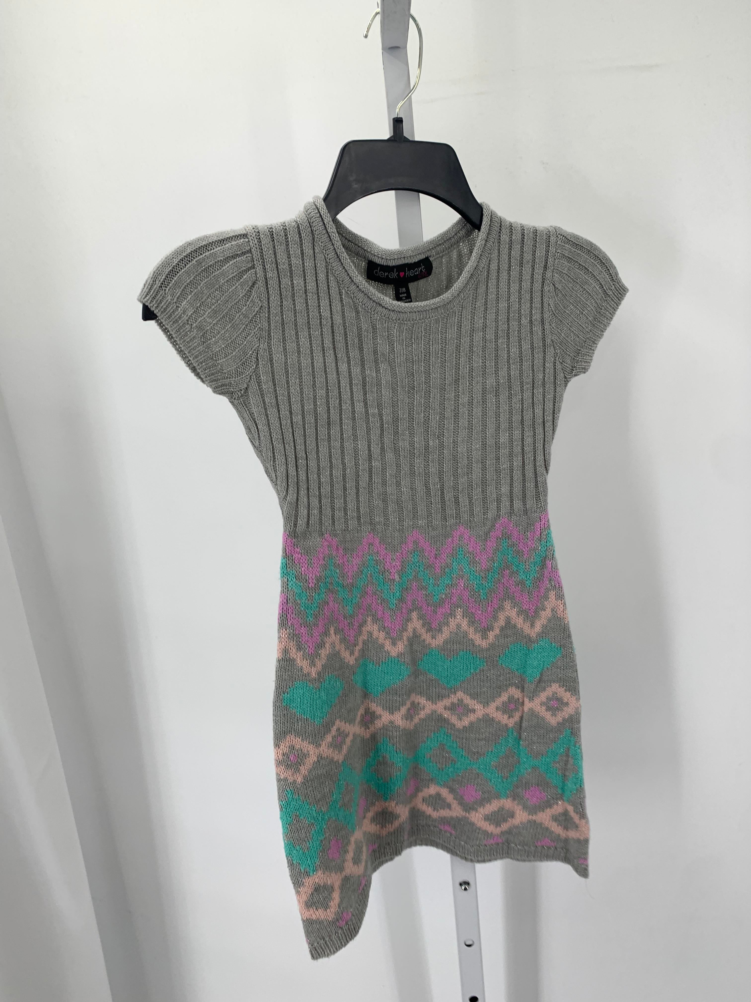 Derek Heart Size 7-8 Girls Short Sleeve Dress