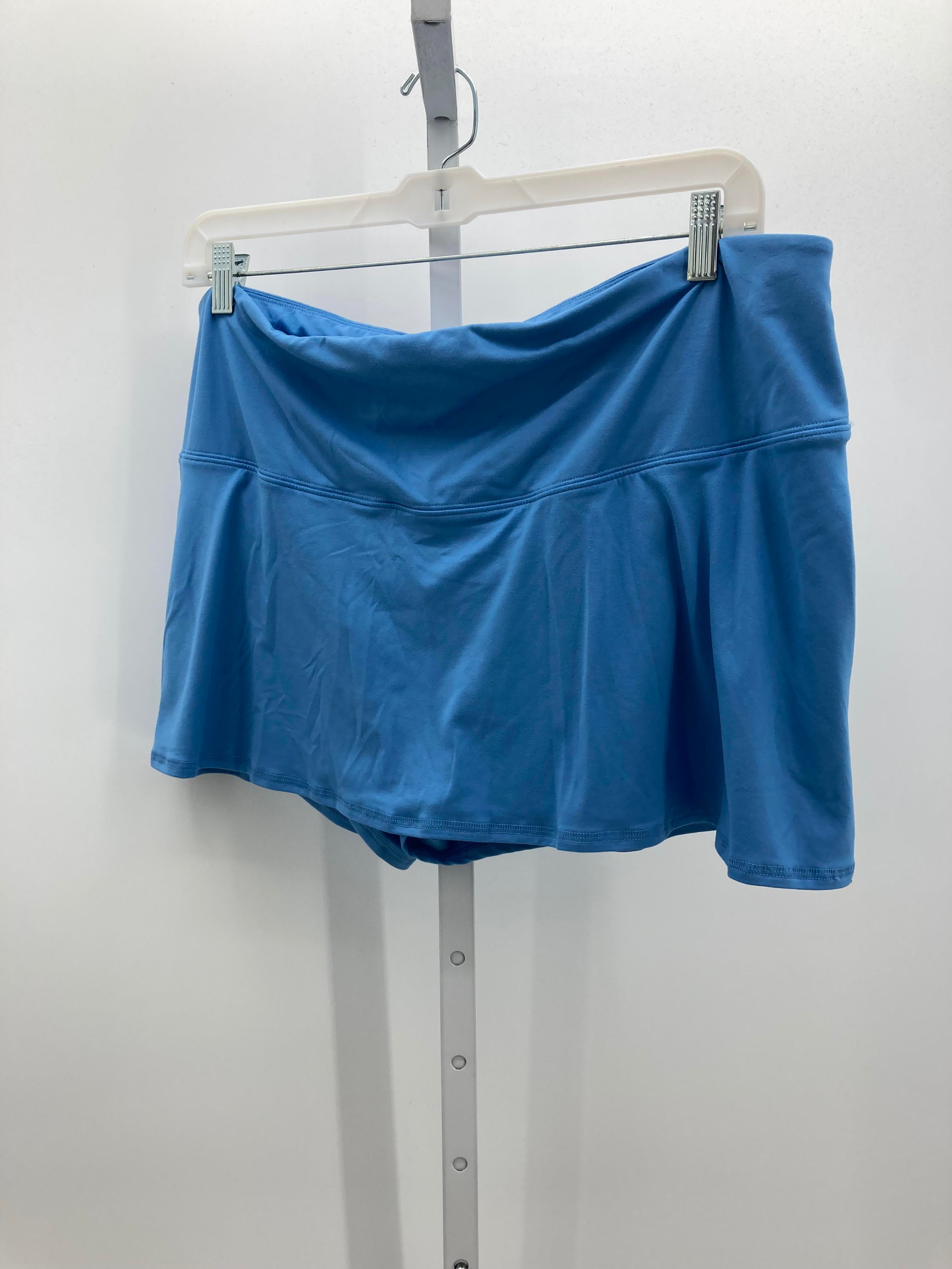 Time and Tru Blue Size XXL Maternity Skirt