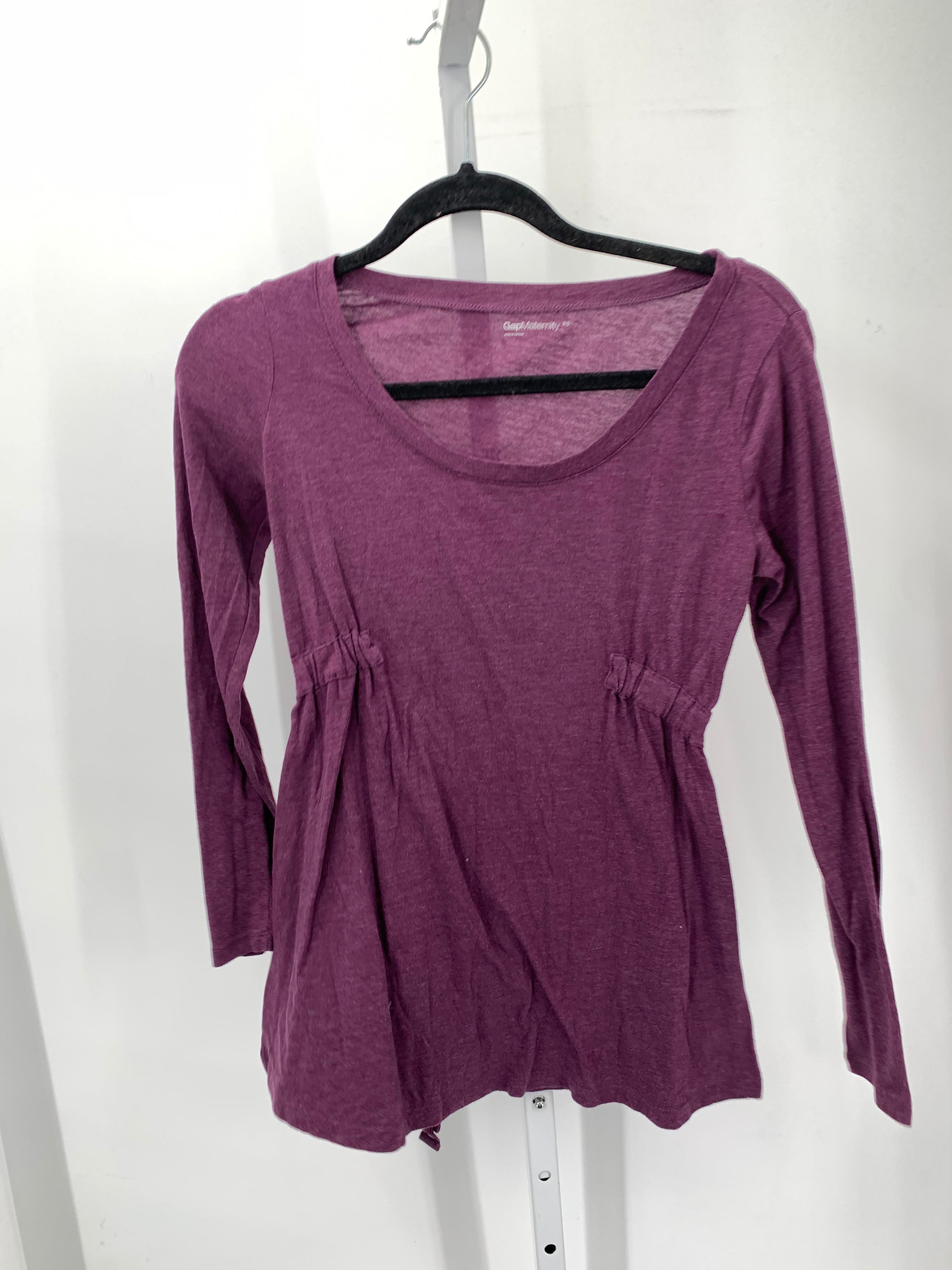 Gap Purple Size X Small Maternity Long Sleeve Shirt