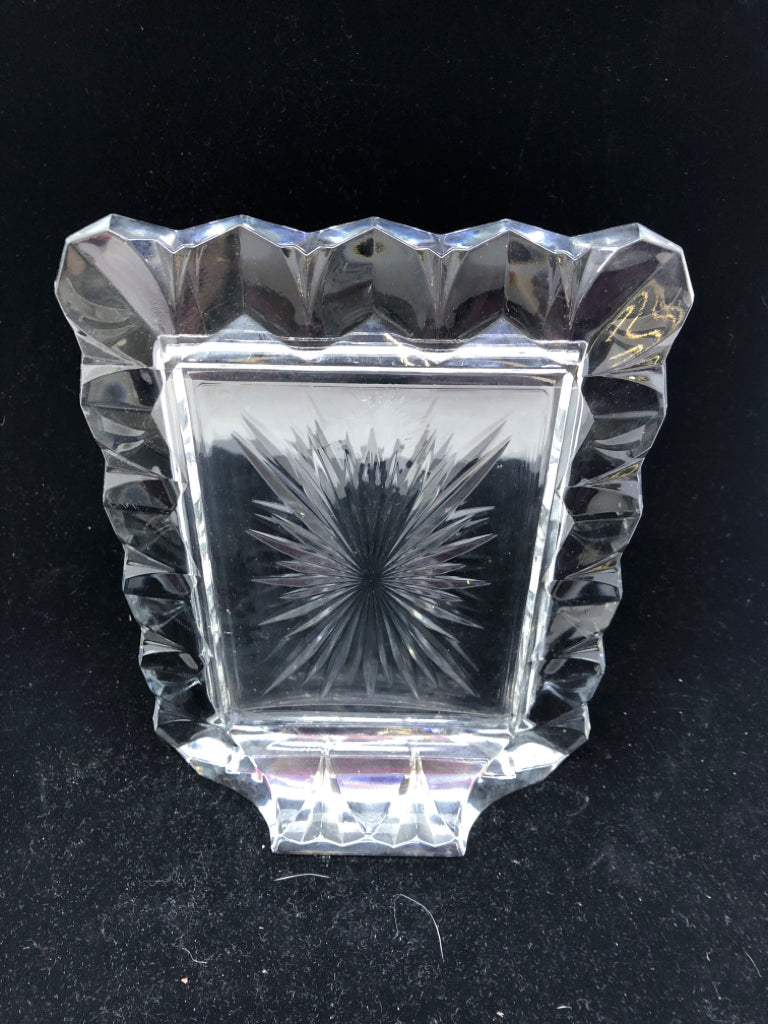 HEAVY CRYSTAL PHOTO FRAME.