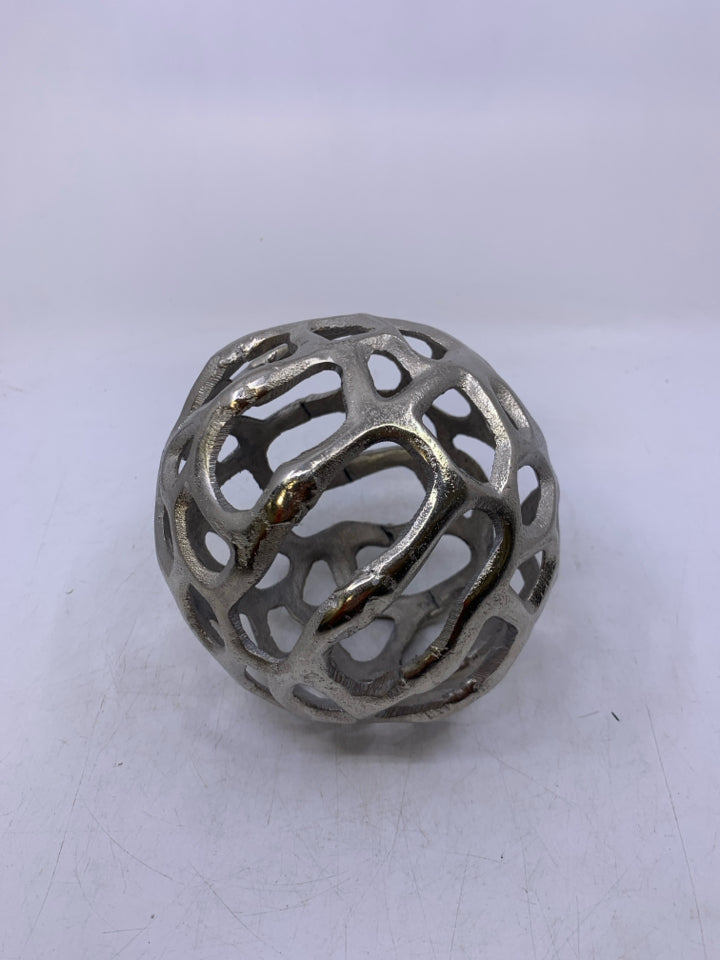 METAL SPHERE W/ HOLES.