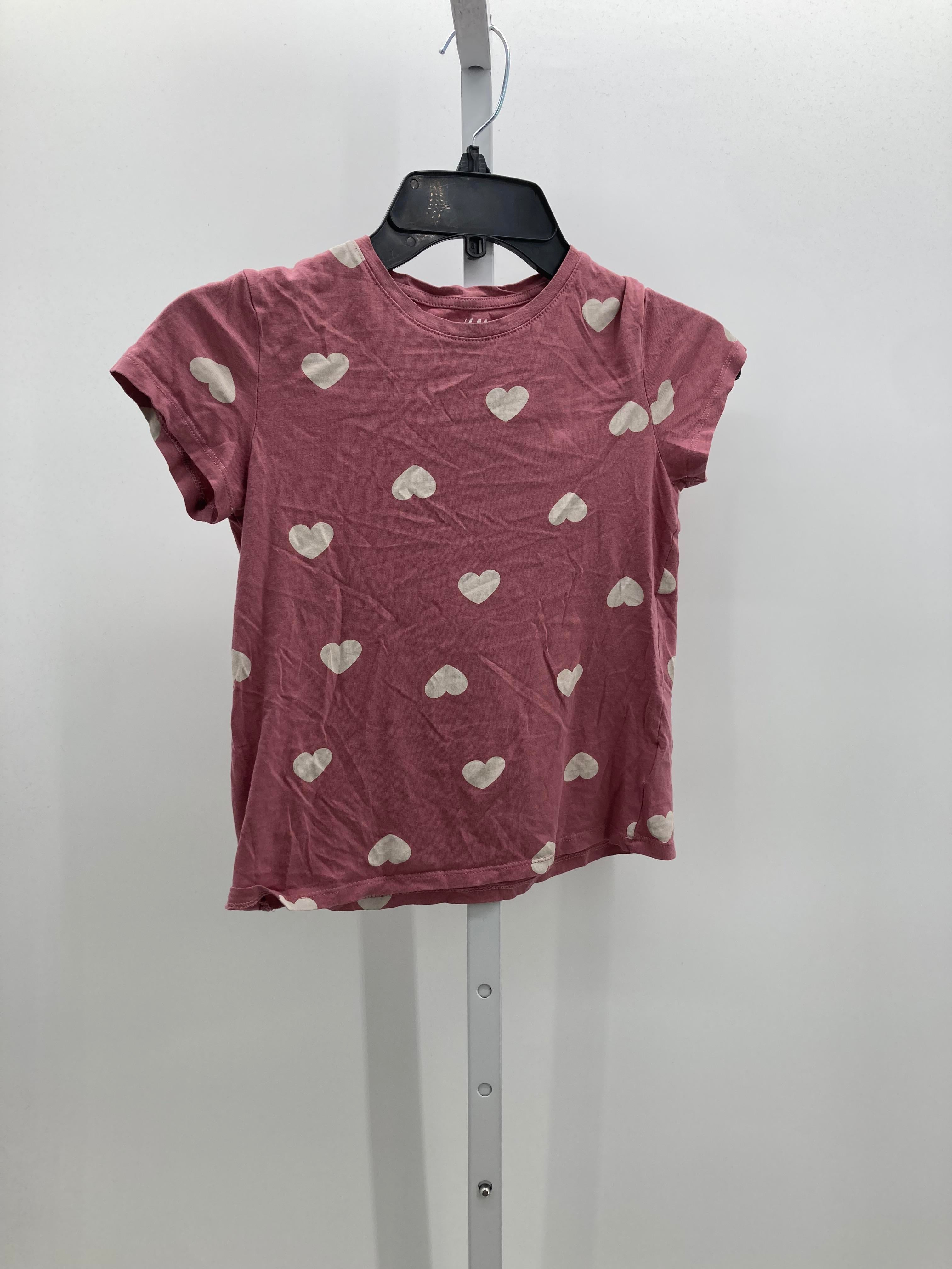 H&M Size 8-10 Girls Short Sleeve Shirt