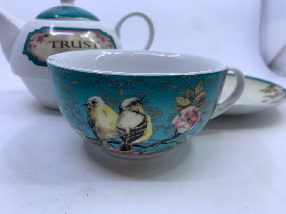 3PC TRUST IN THE LORD- TEA FOR ONE.