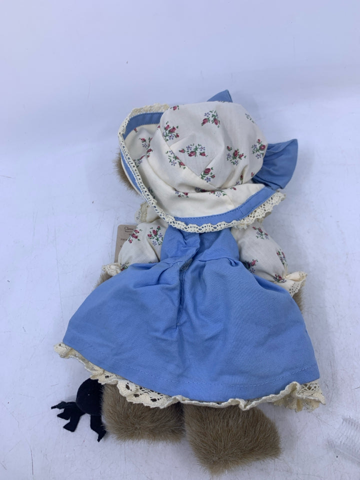LITTLE MISS MUFFET TAN BEAR W/ SPIDER ON FOOT BOYDS BEAR.