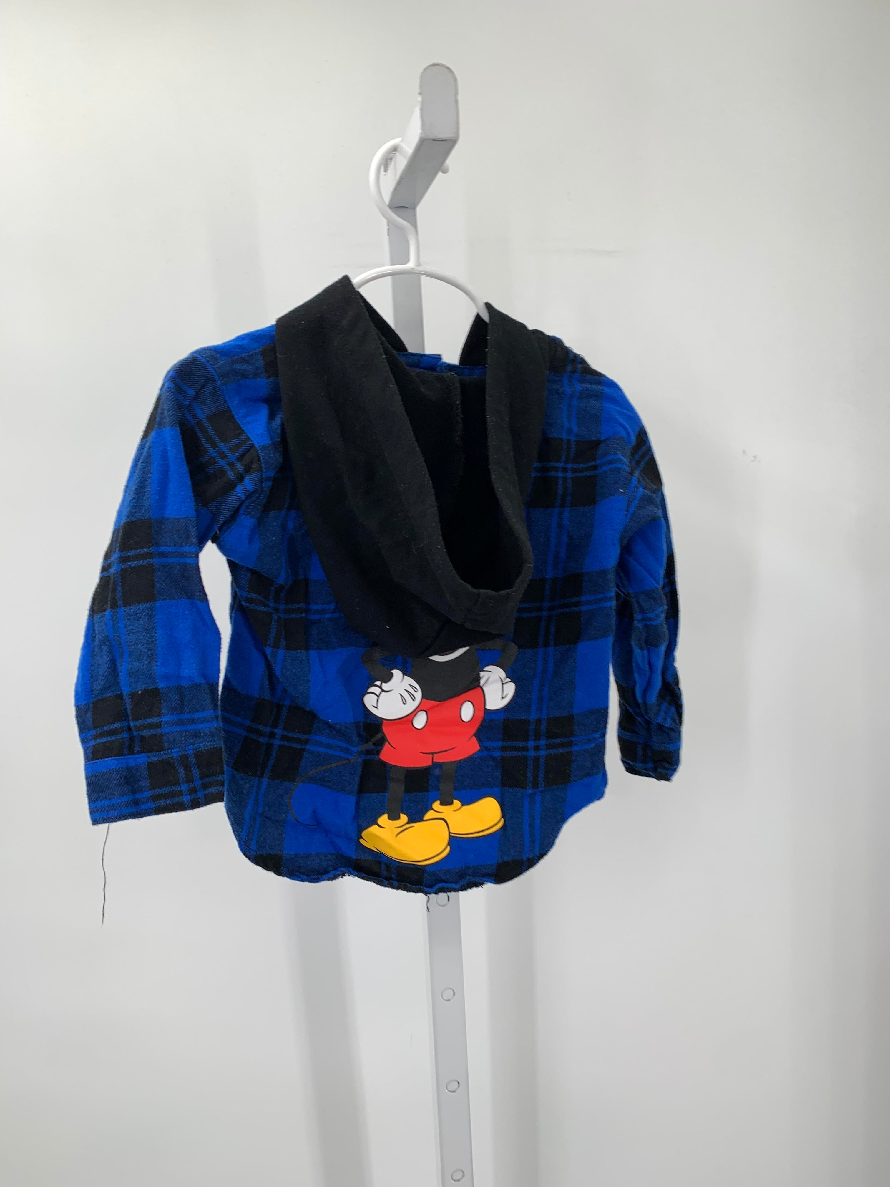 PLAID HOODED MICKEY MOUSE