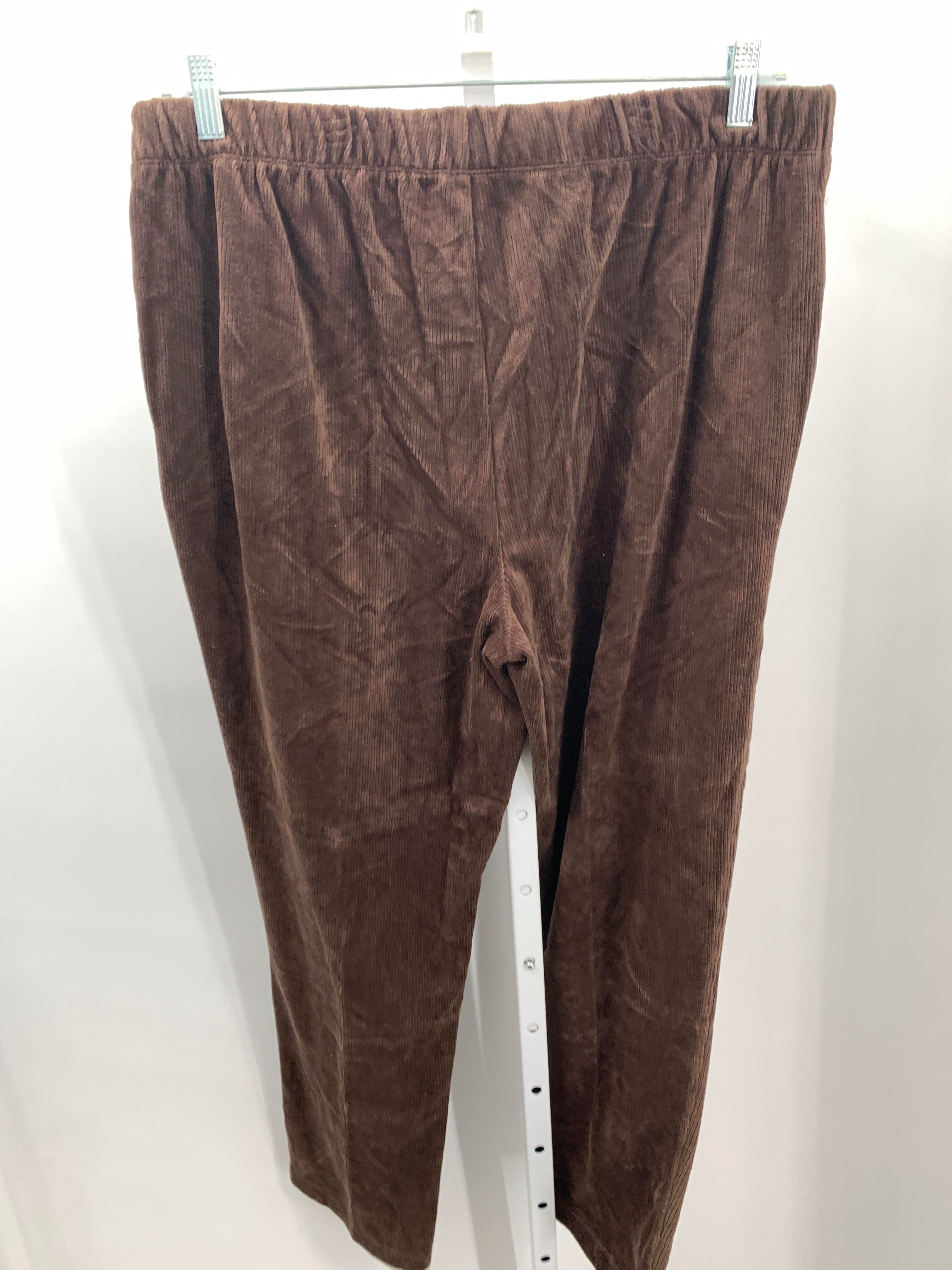 Lands End Size 1X Womens Corduroy Pants